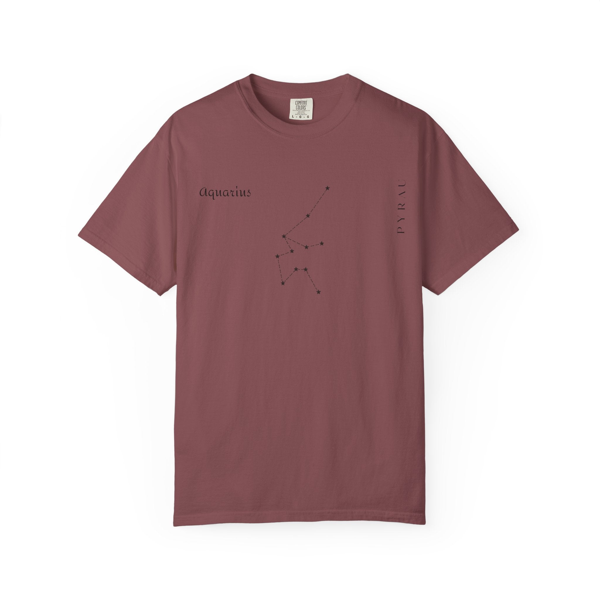 Aquarius Star Map T-shirt | Pyrau Zodiac