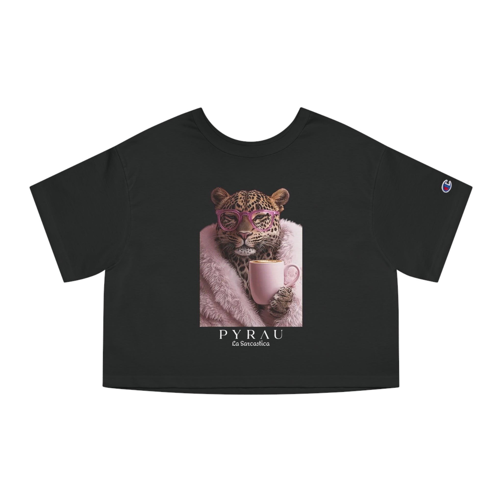 Champion & Pyrau Leopard Coat Crop