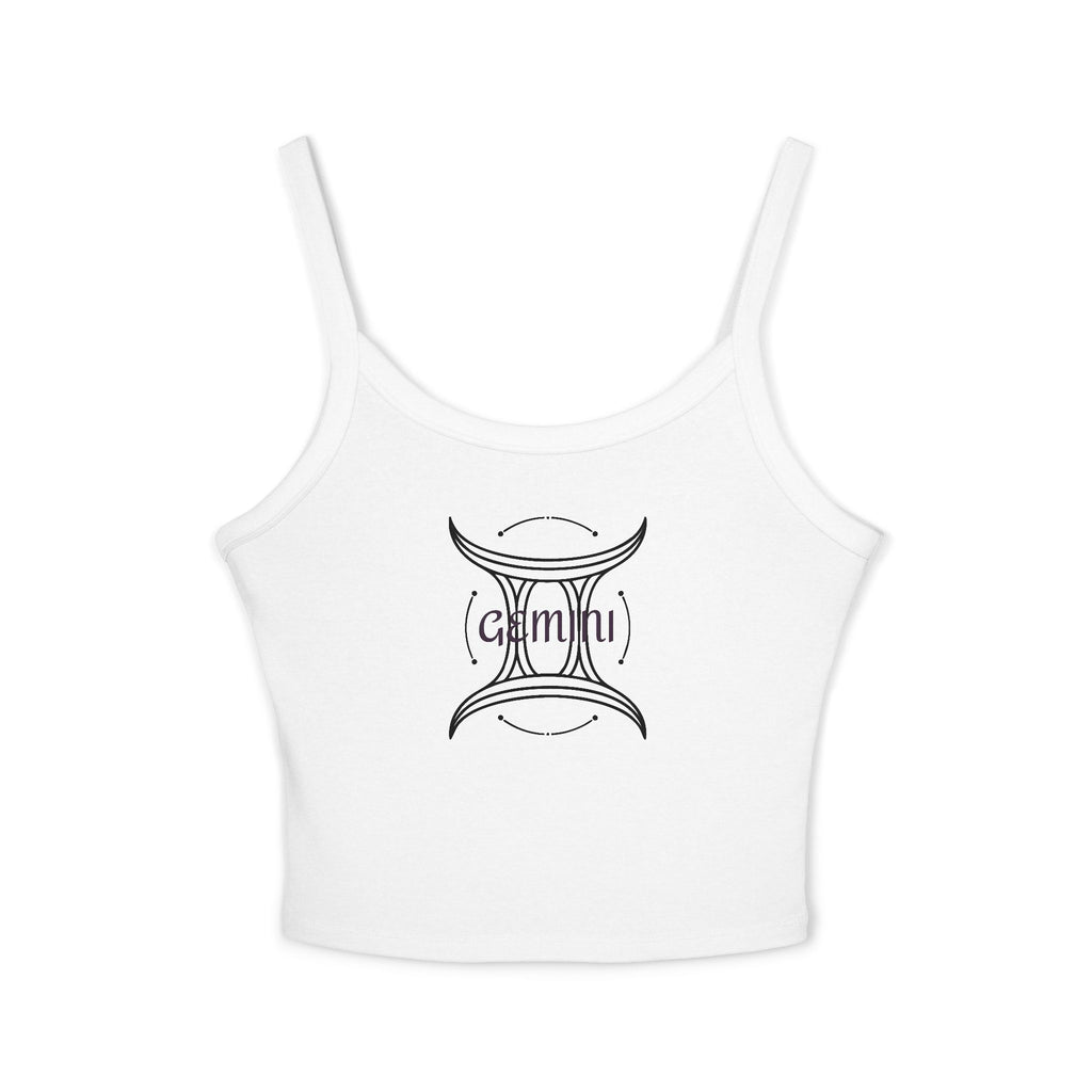 Gemini Crop Tank Top Zodiac