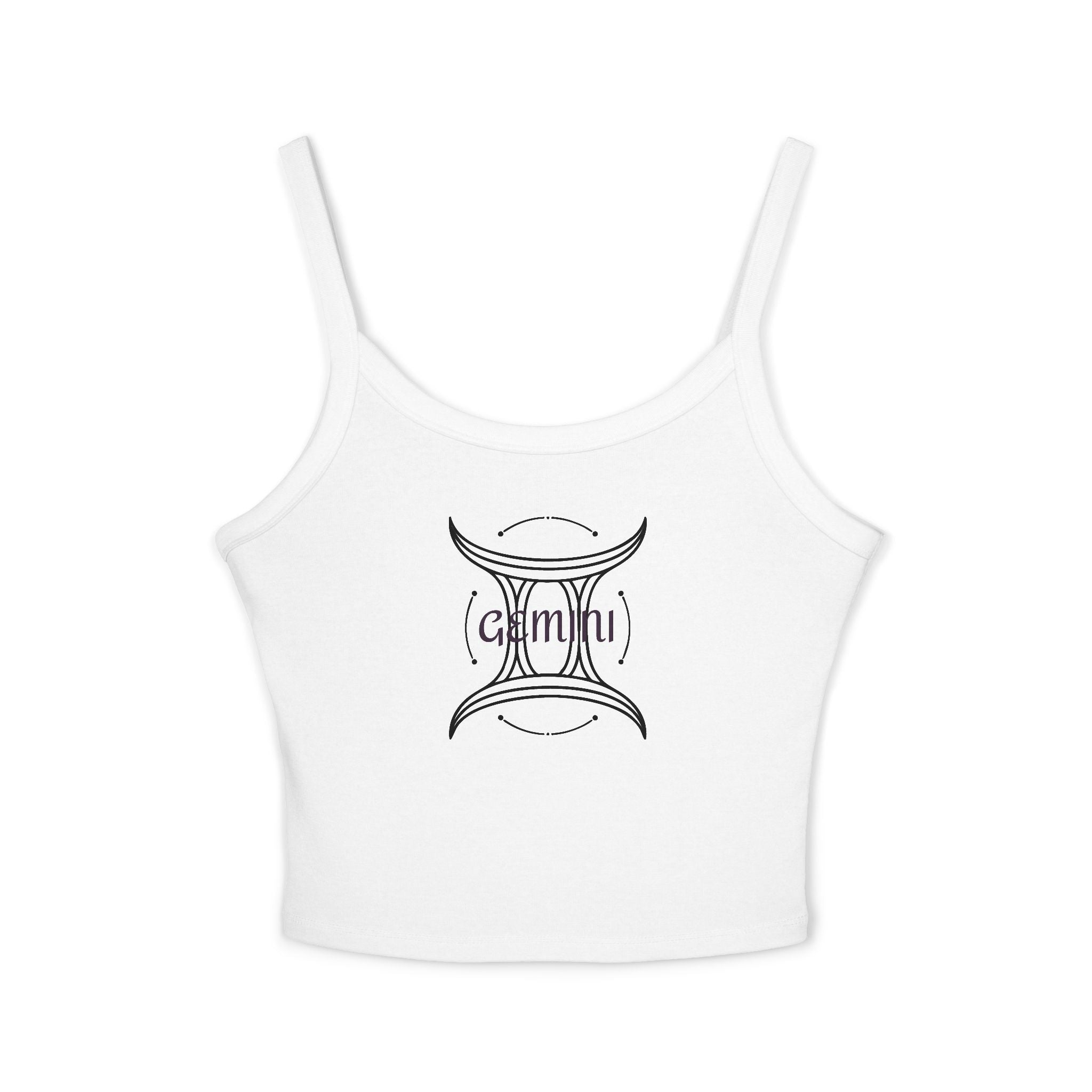 Gemini Crop Tank Top Zodiac