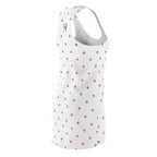 Minimal Red Floral Dress