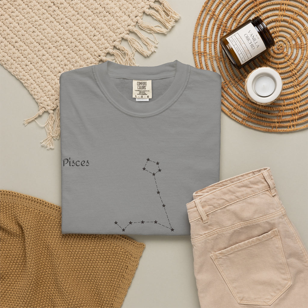 Pisces Star Map T-shirt | Pyrau Zodiac