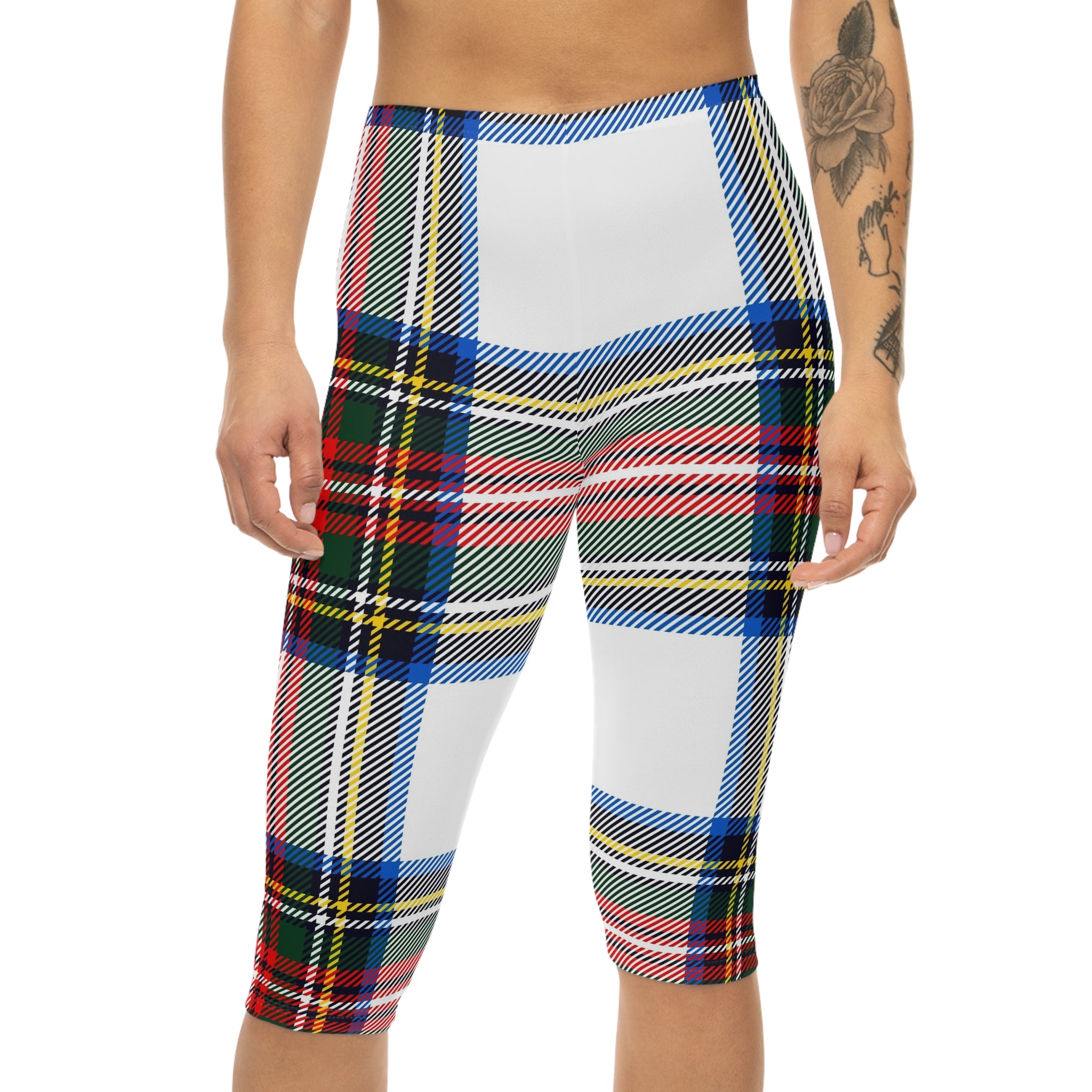 Plaid Capri Legging