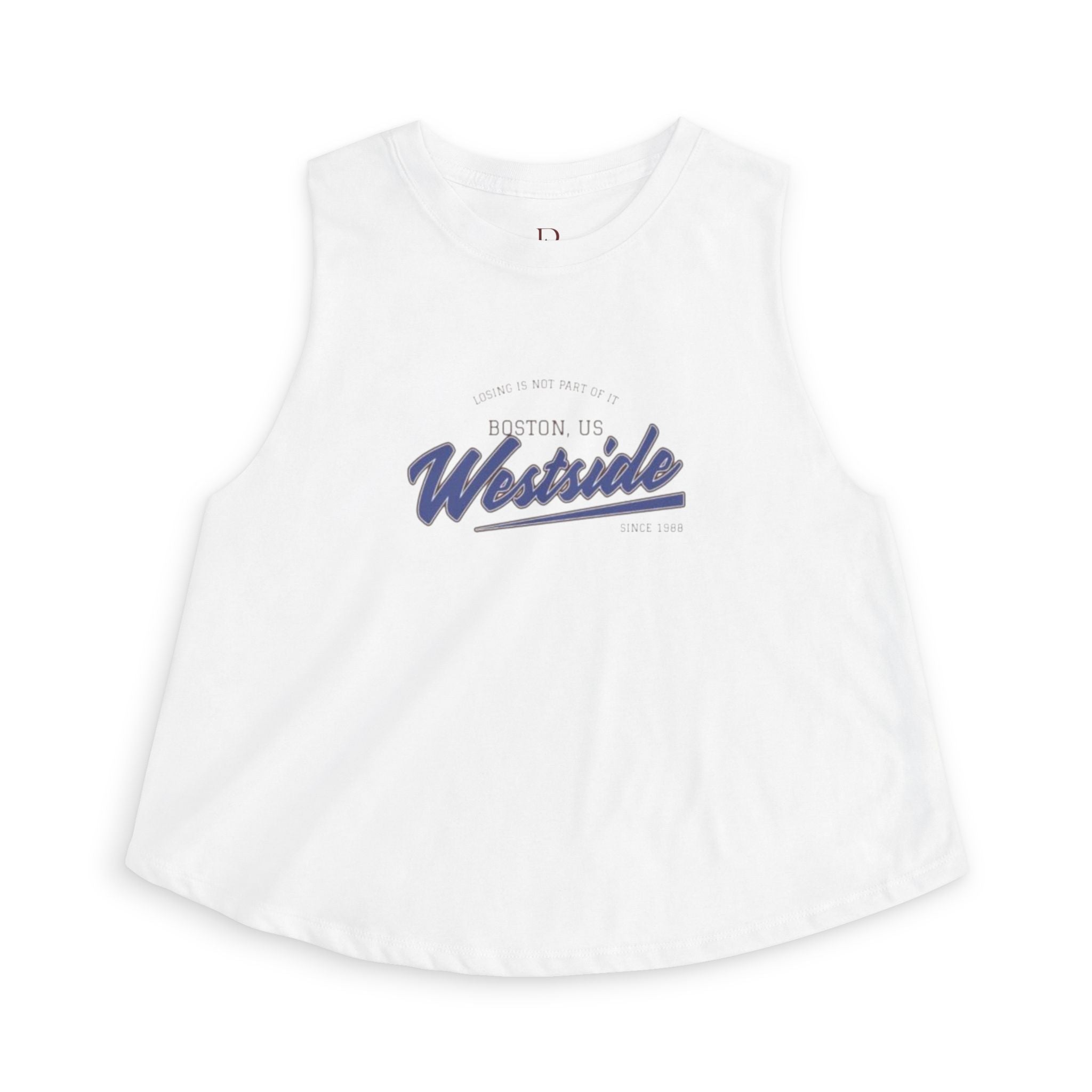 Westside Script Logo Crop Top