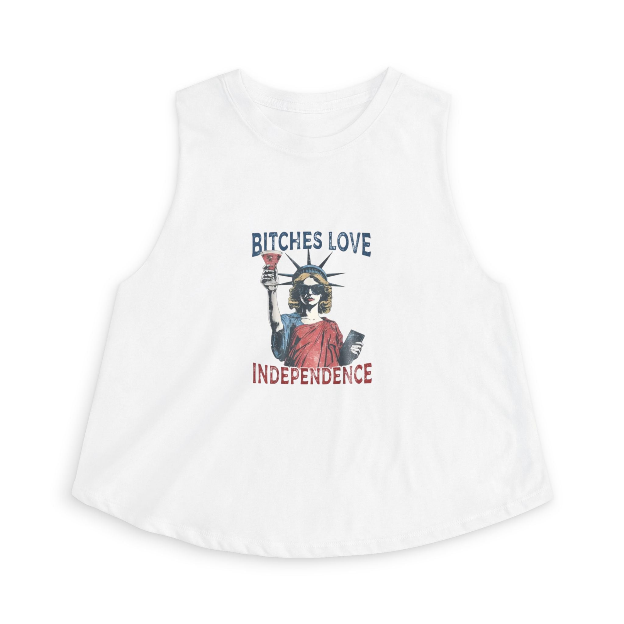 Bitch Loves Independence Crop Top