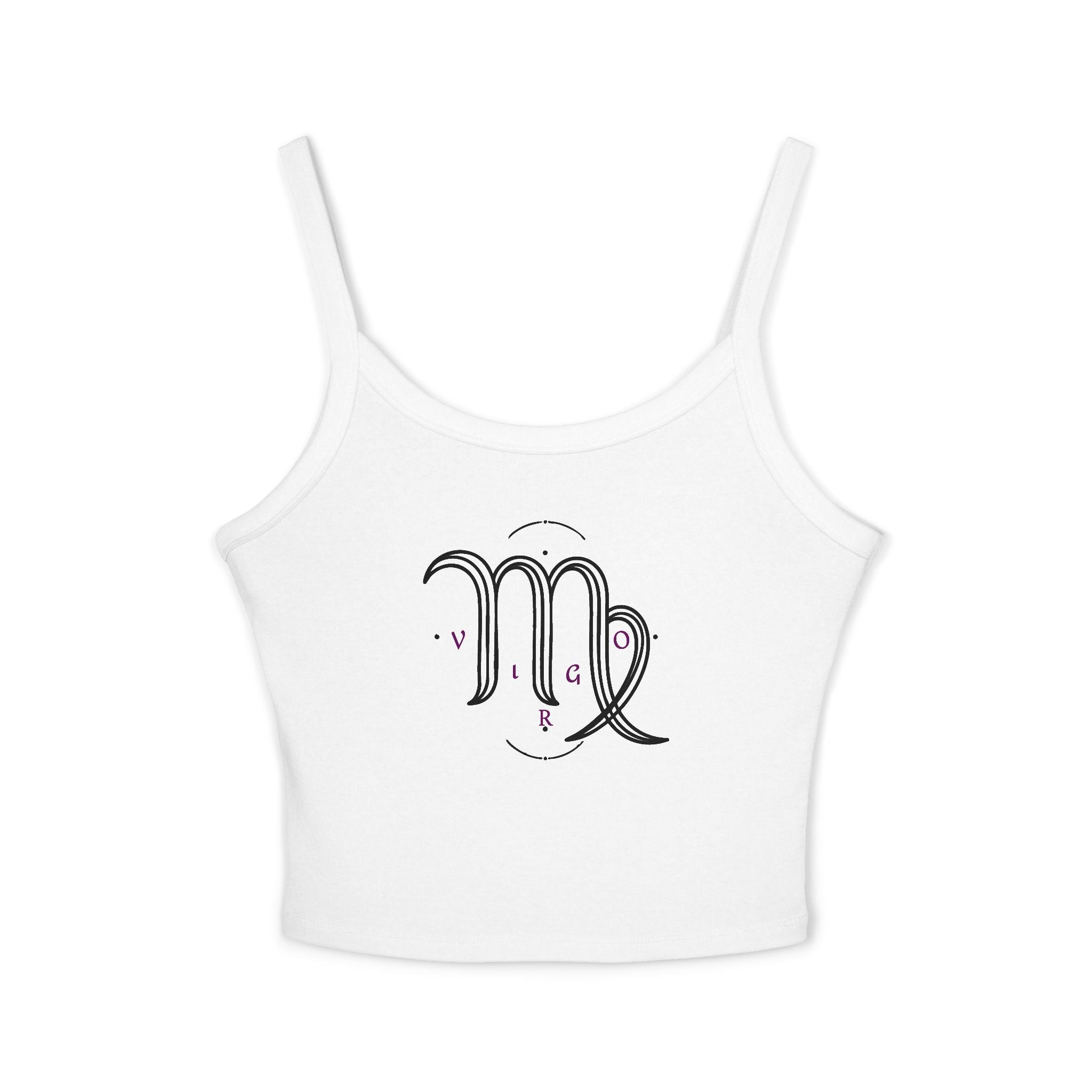 Virgo Zodiac Crop Tank Top