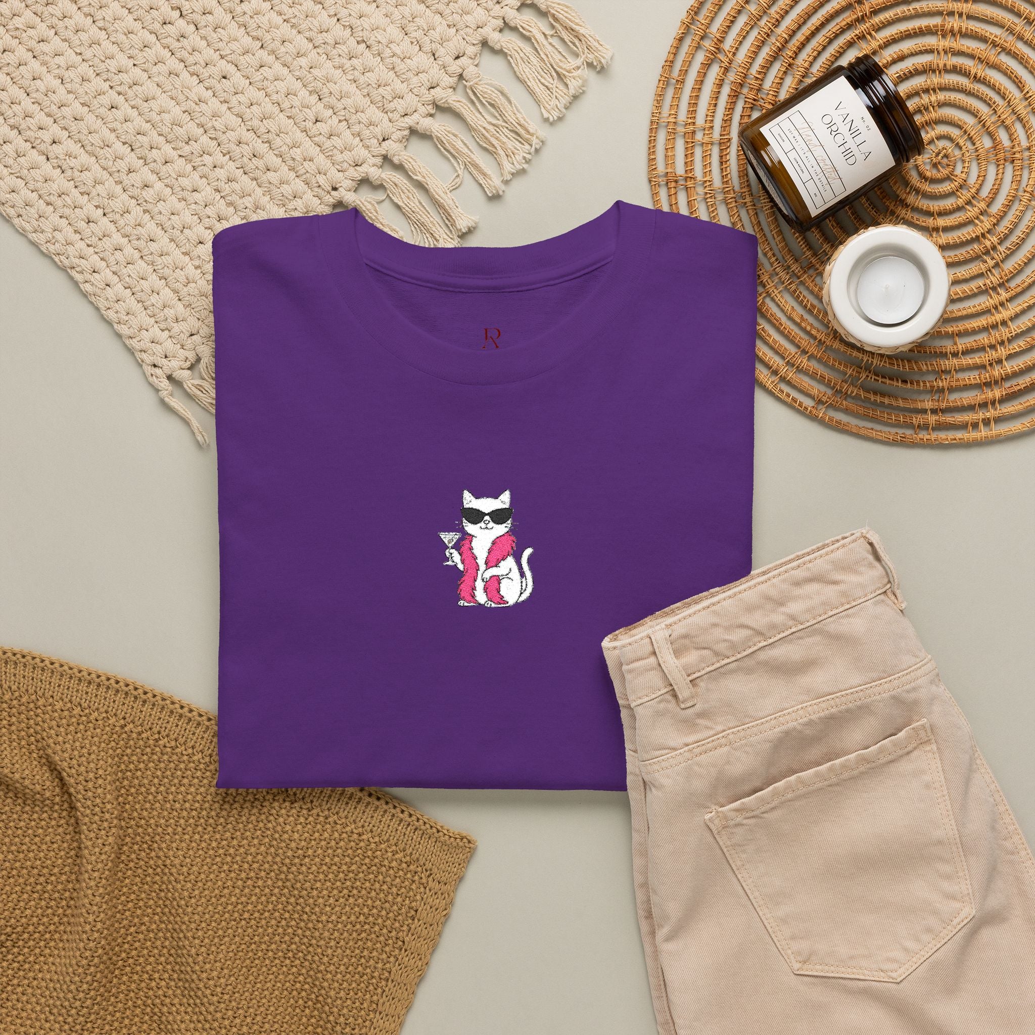 Embroidered Duck Cool Coctail Tee