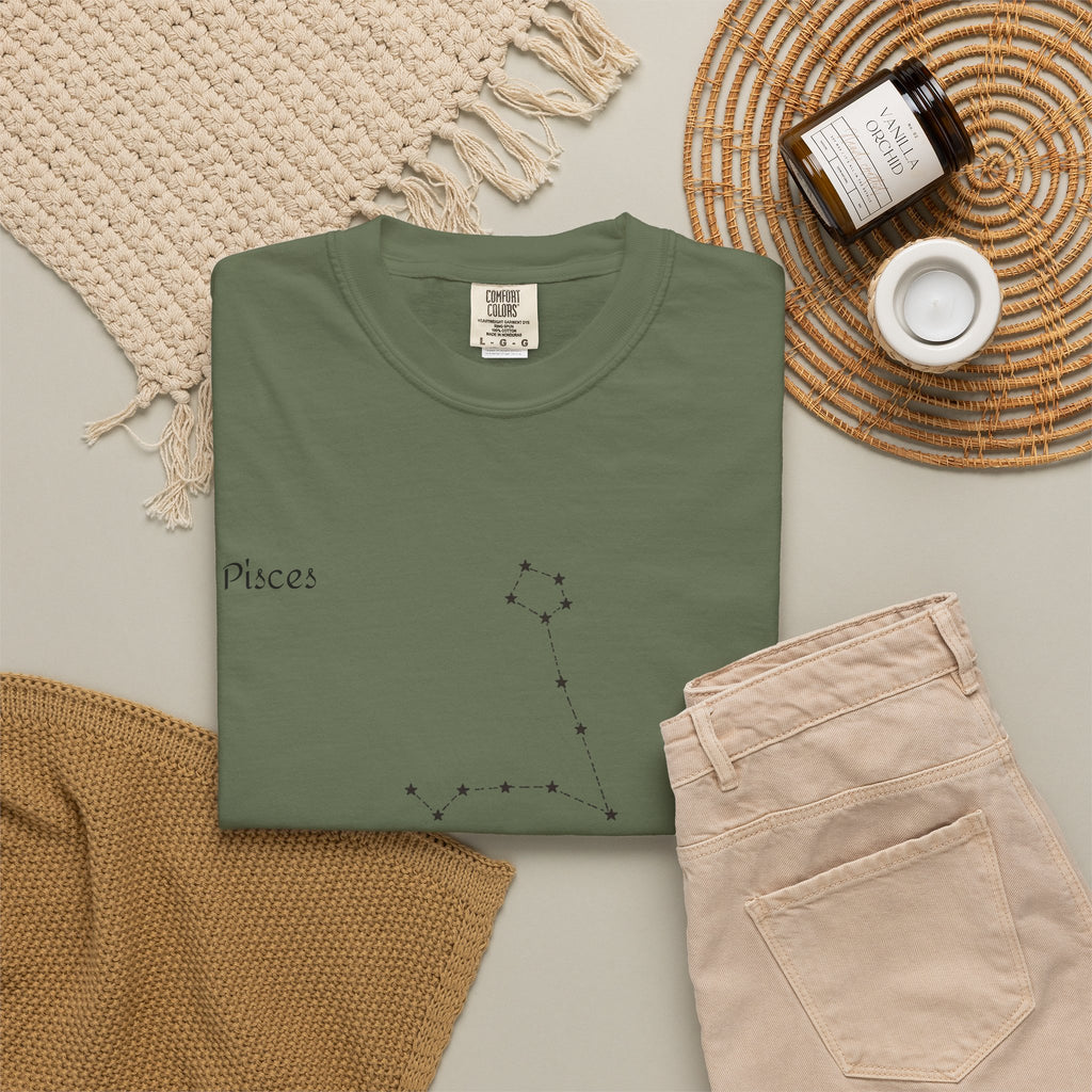 Pisces Star Map T-shirt | Pyrau Zodiac