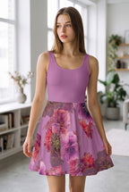 Lavender Bloom Floral Dress