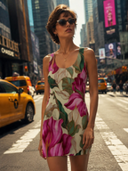 Floral Dress — Pink Magnolia