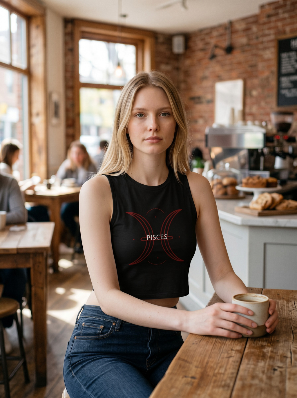 Pisces Crop Top Zodiac