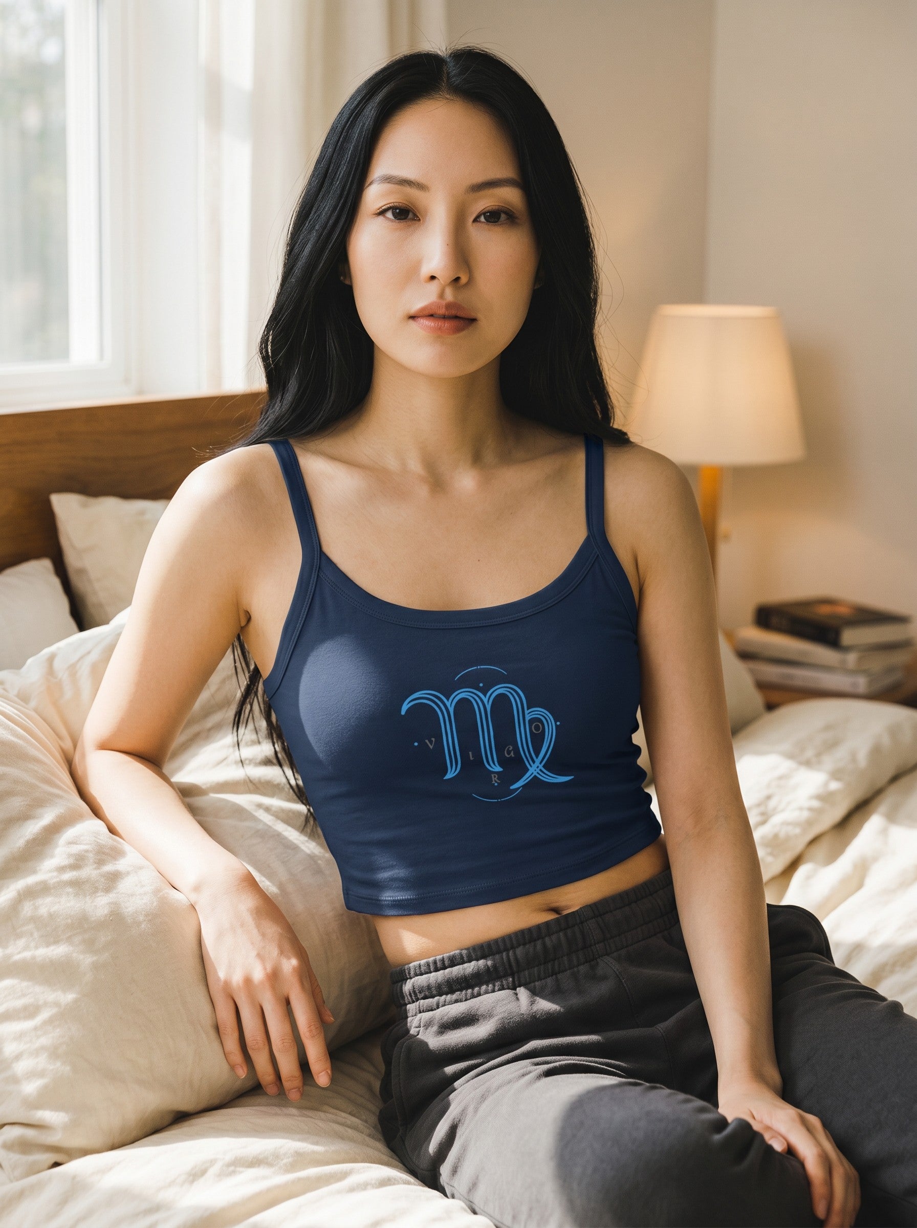 Virgo Zodiac Crop Tank Top