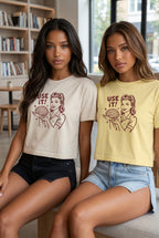 Use It Brain Retro Crop Top