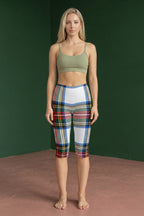 Plaid Capri Legging
