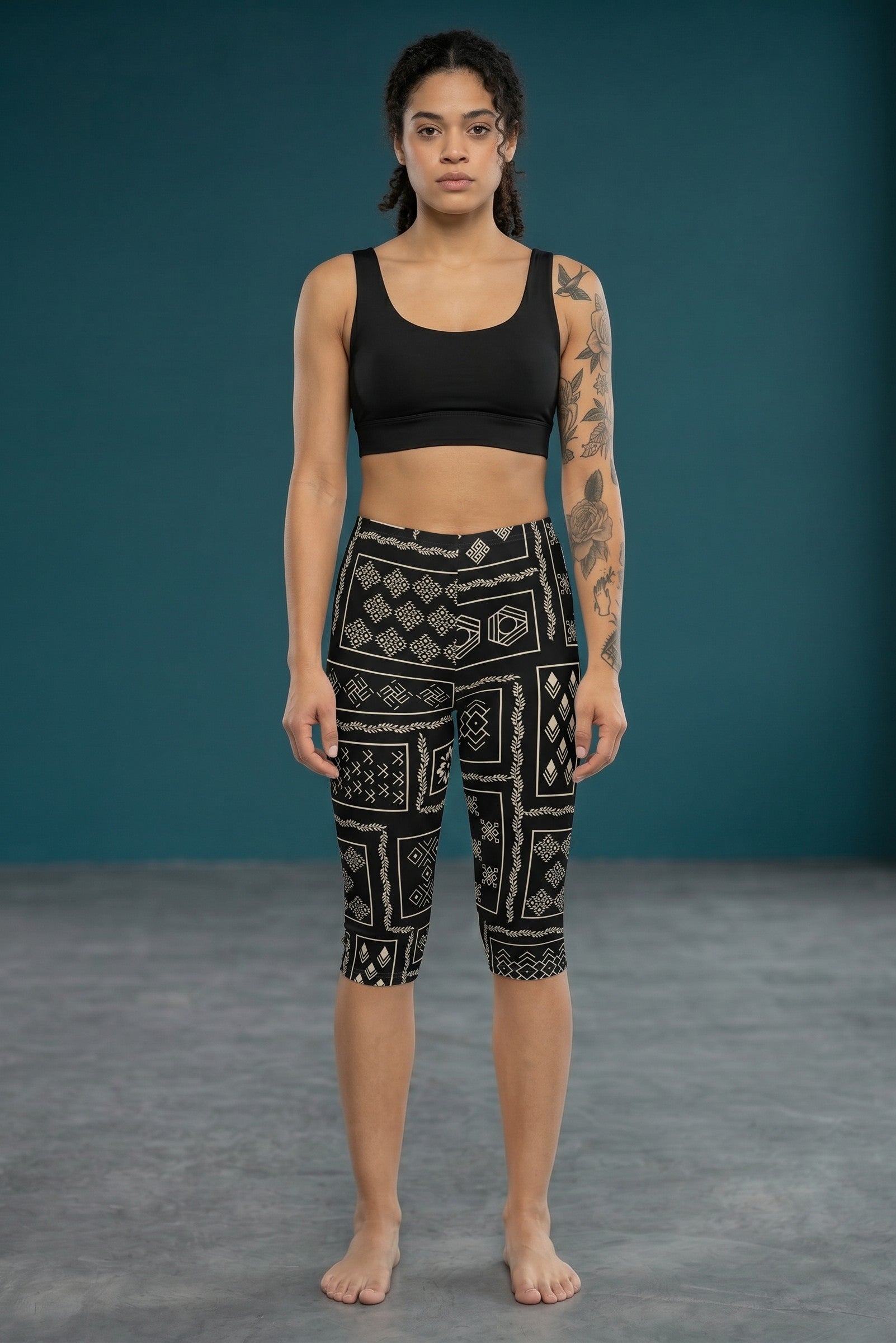 Tribal Capri Legging