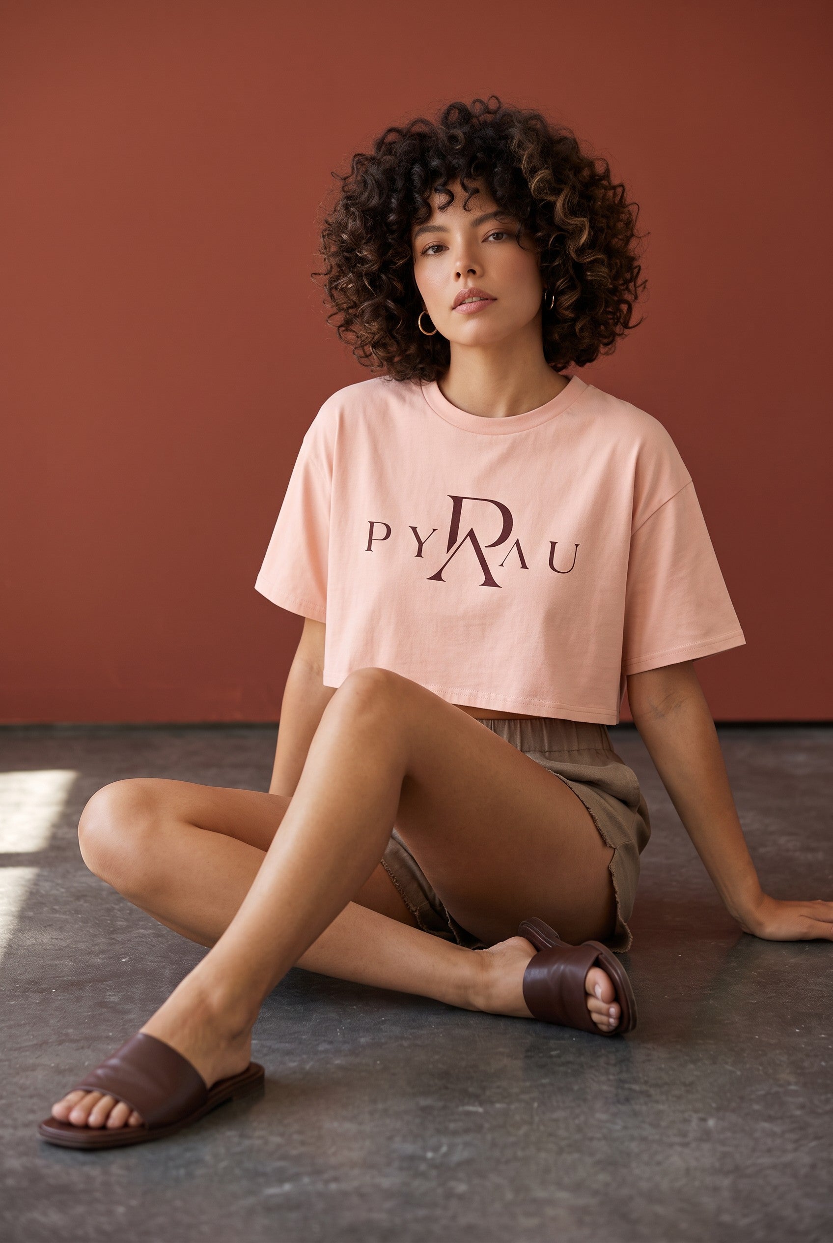 Pyrau Crop Tee — Top