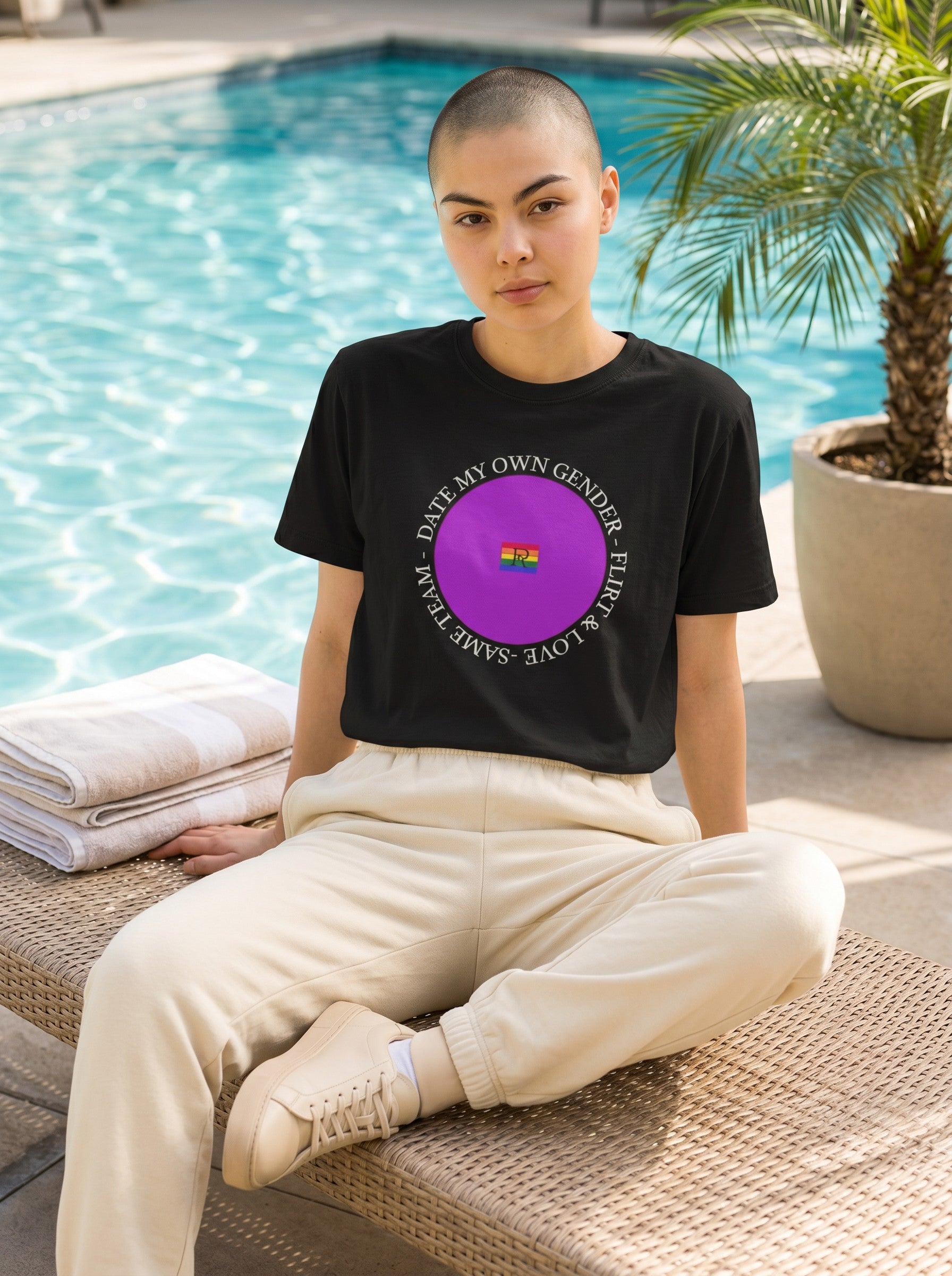 Purple LGBT Tee / Tshirt | Status Pyrau