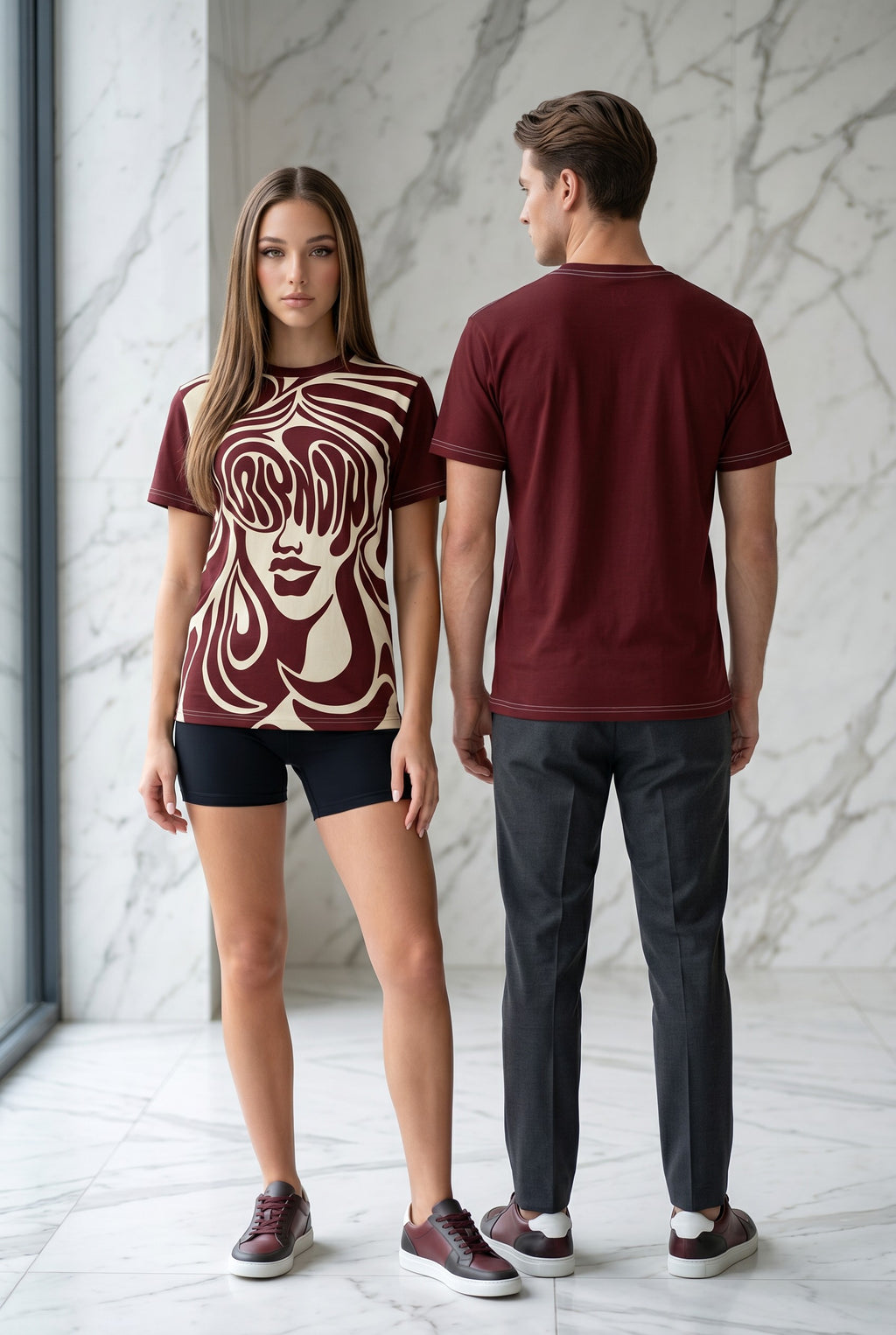 Psychedelic Retro Face Tee
