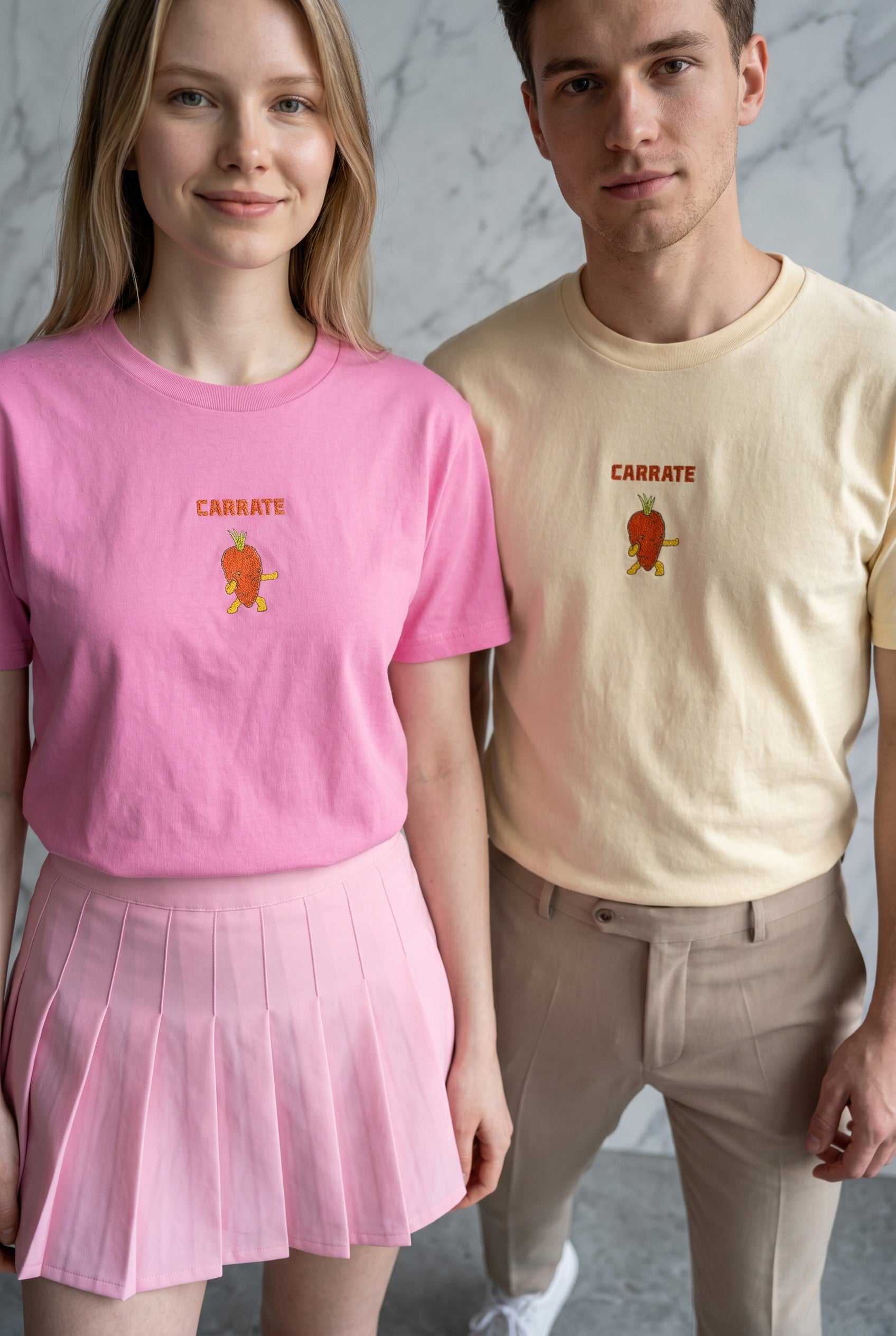 Embroidered Carrate Carrot Tee
