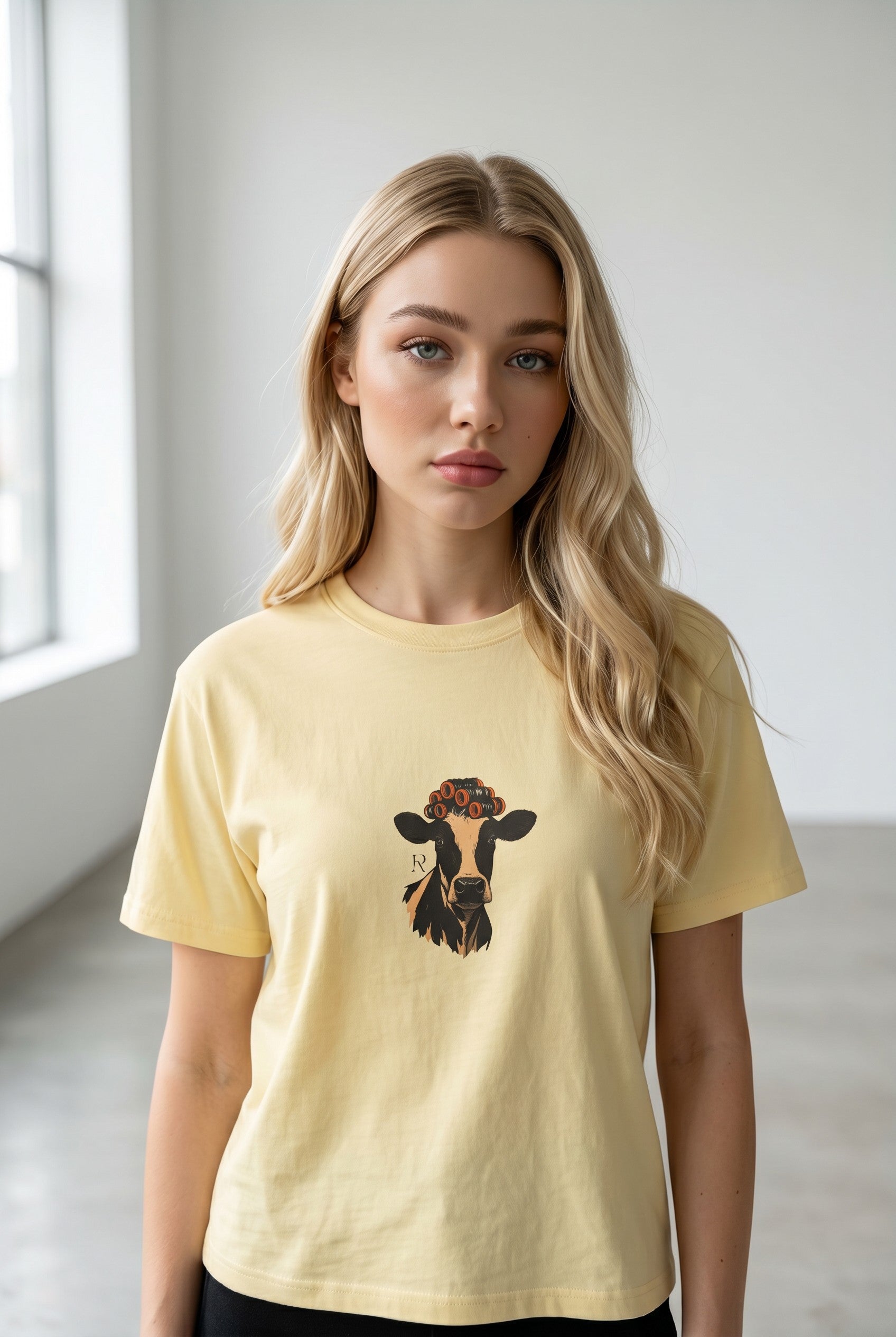 Cow Portrait Boxy Tee