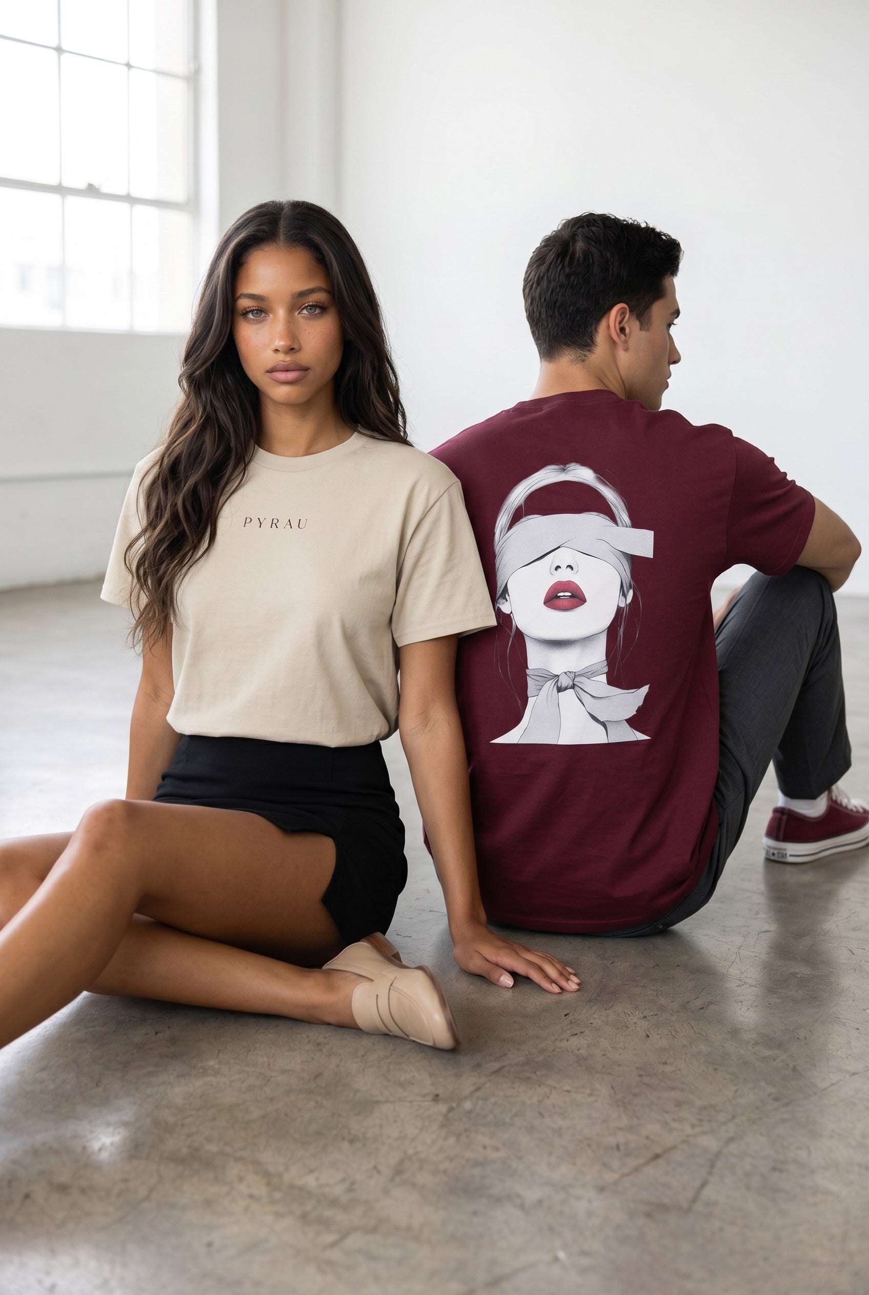 Blindfolded Woman Tee