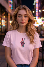 Neon Peace Sign T-Shirt