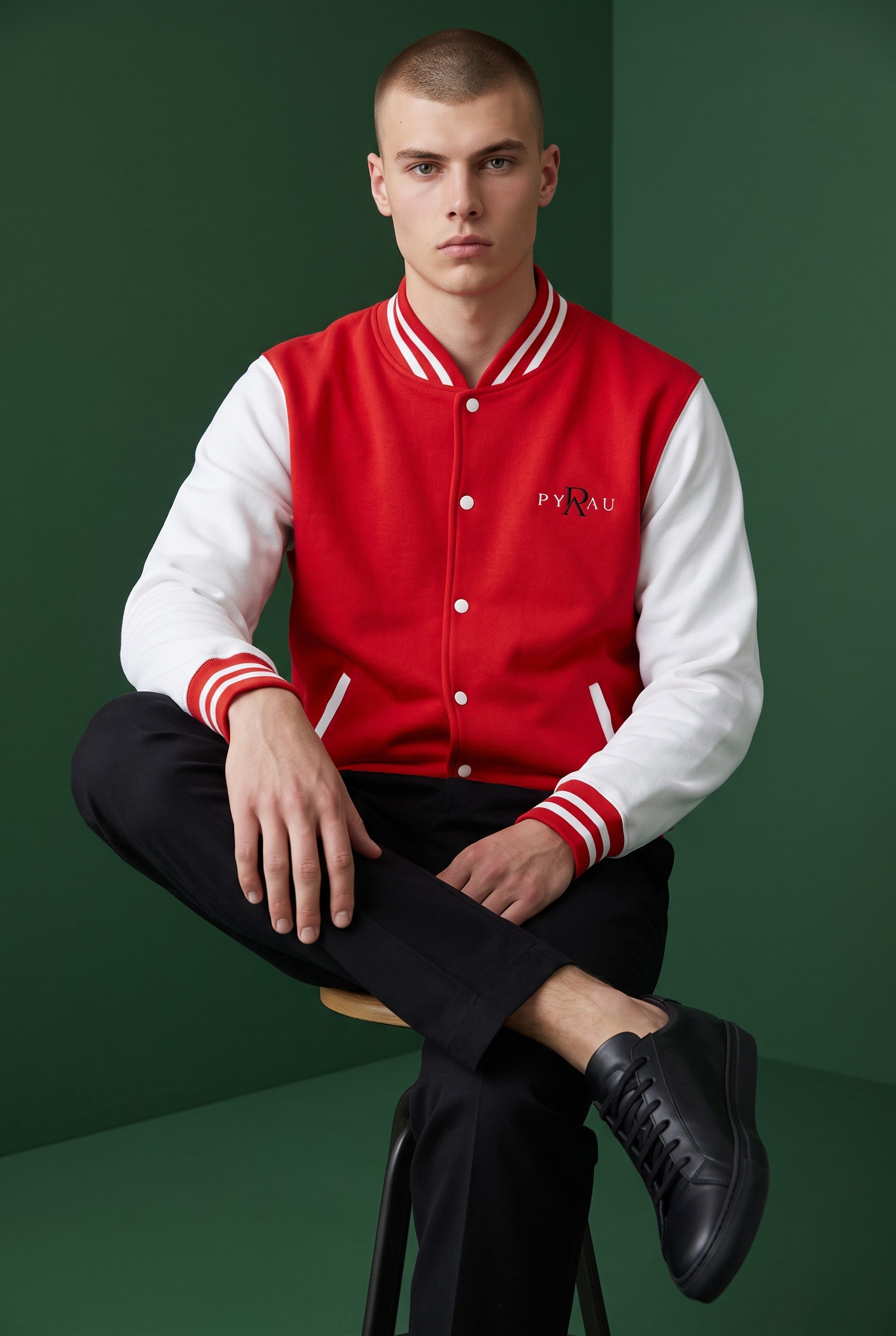 Pyrau Unisex Varsity Letterman Jacket