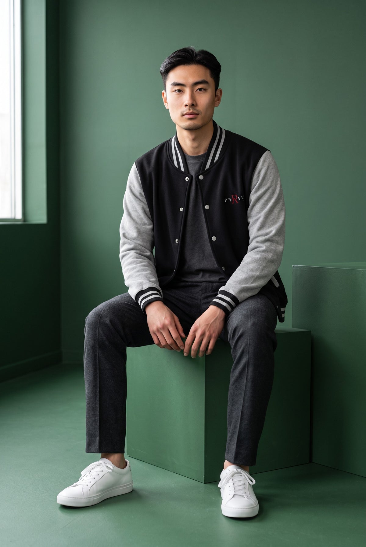 Pyrau Unisex Varsity Letterman Jacket