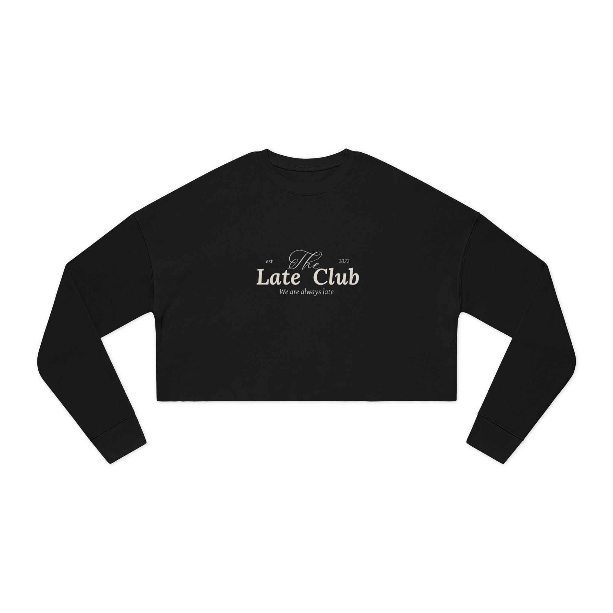 Late Club Cropped Sweatshirt