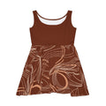 Brown Swirl Dress