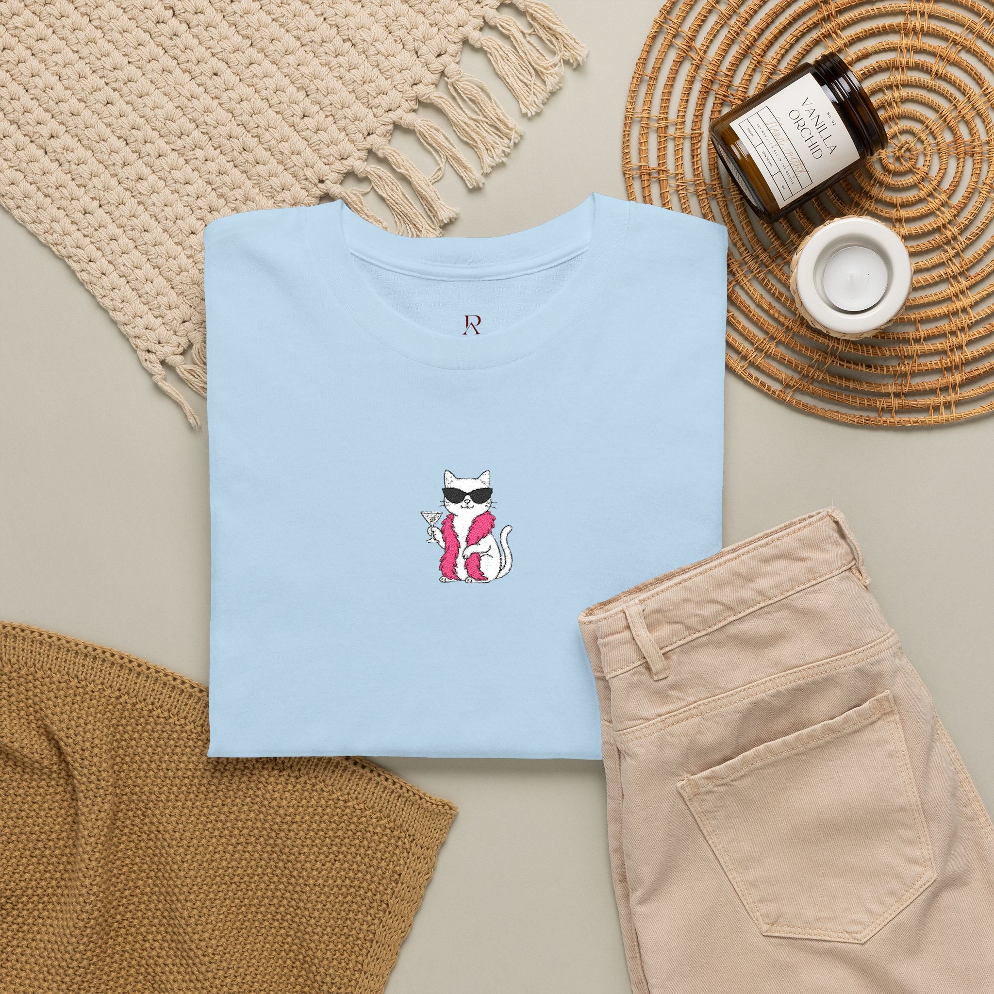 Embroidered Duck Cool Coctail Tee