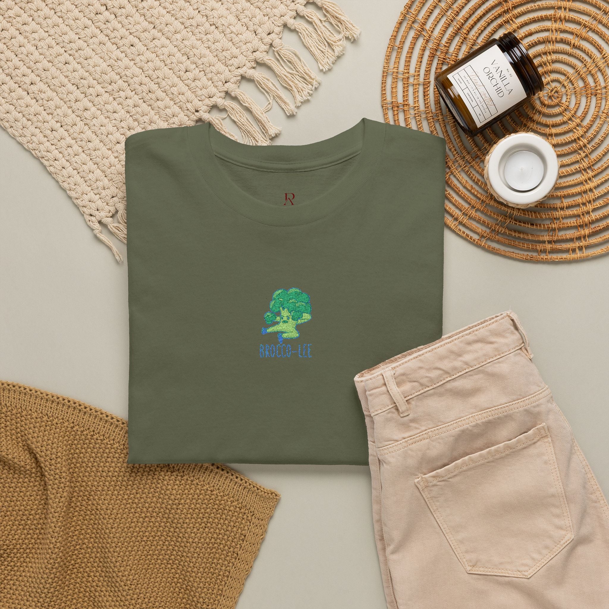 Embroidered Brocco - Lee Tee