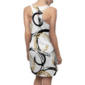 Gold & Black Circles Dress