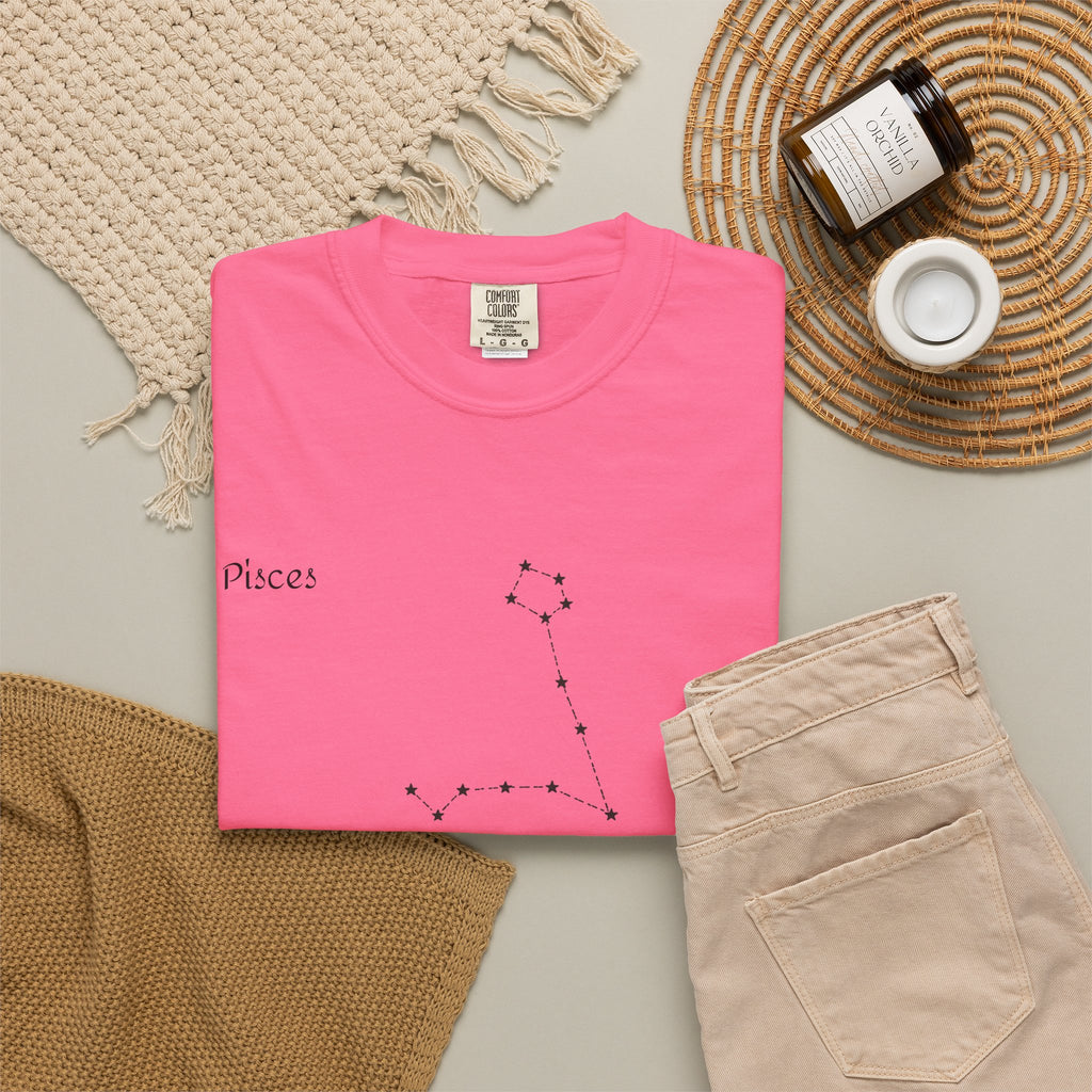 Pisces Star Map T-shirt | Pyrau Zodiac