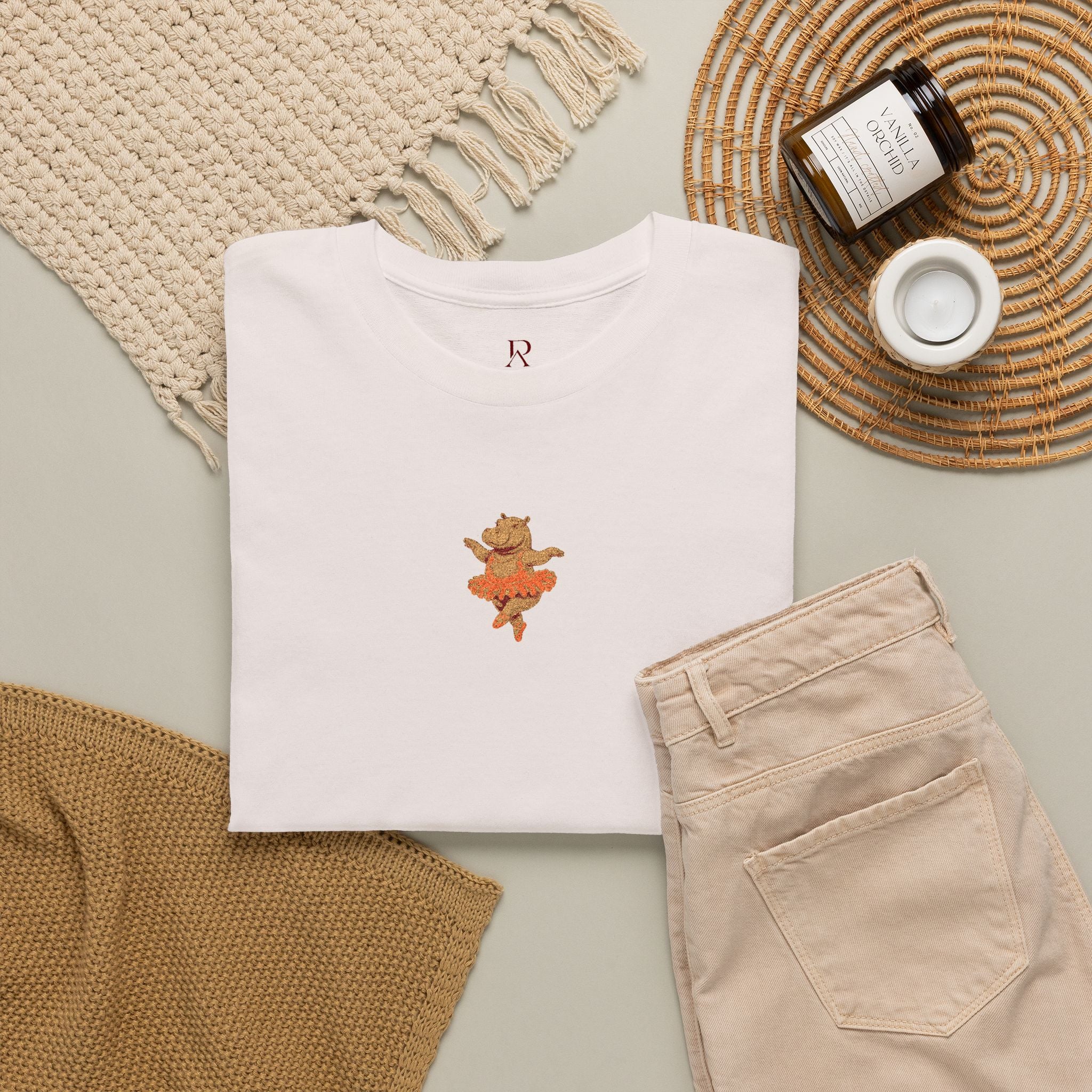 Dancing Hippo Ballet Tee