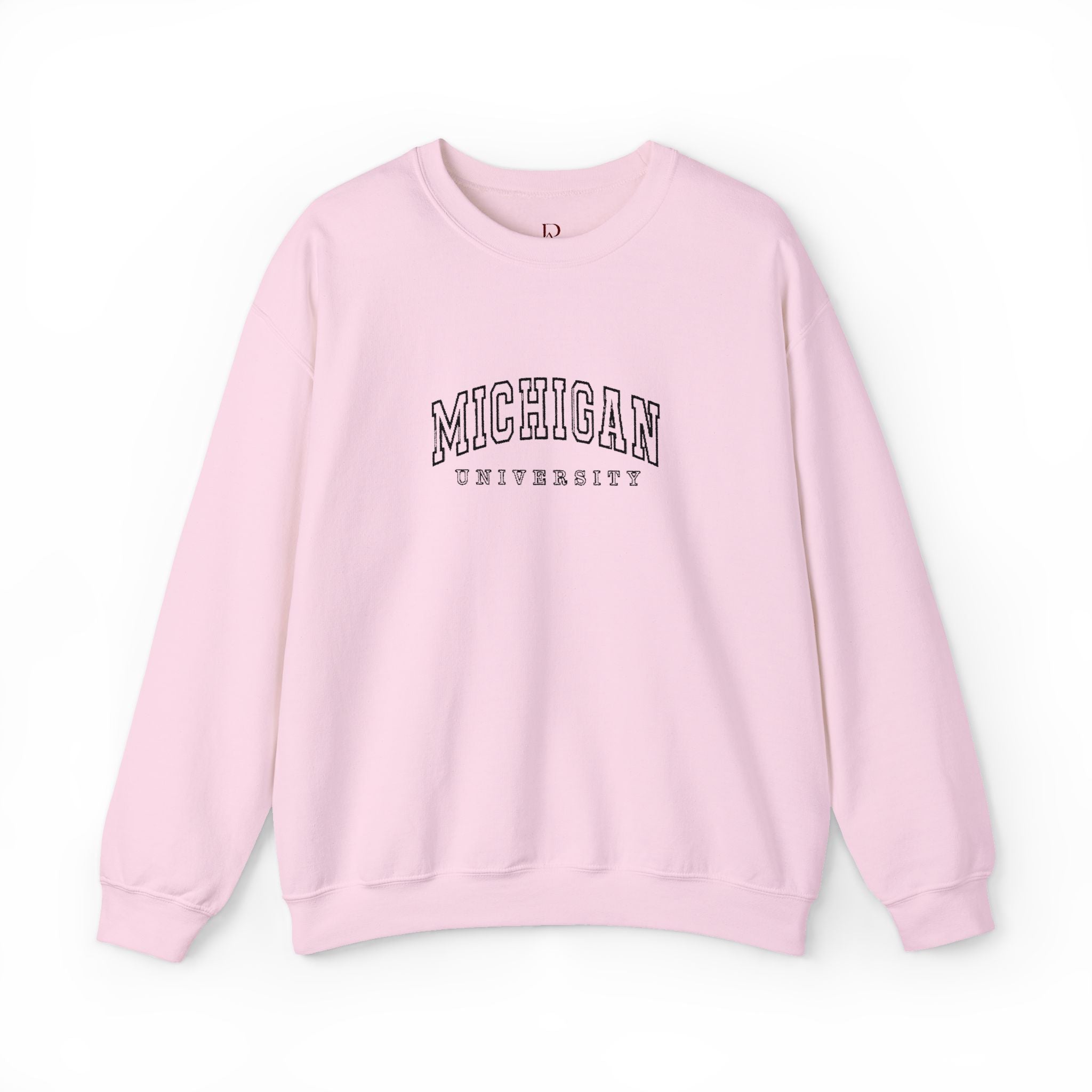 Embroidered Michigan University sweatshirt