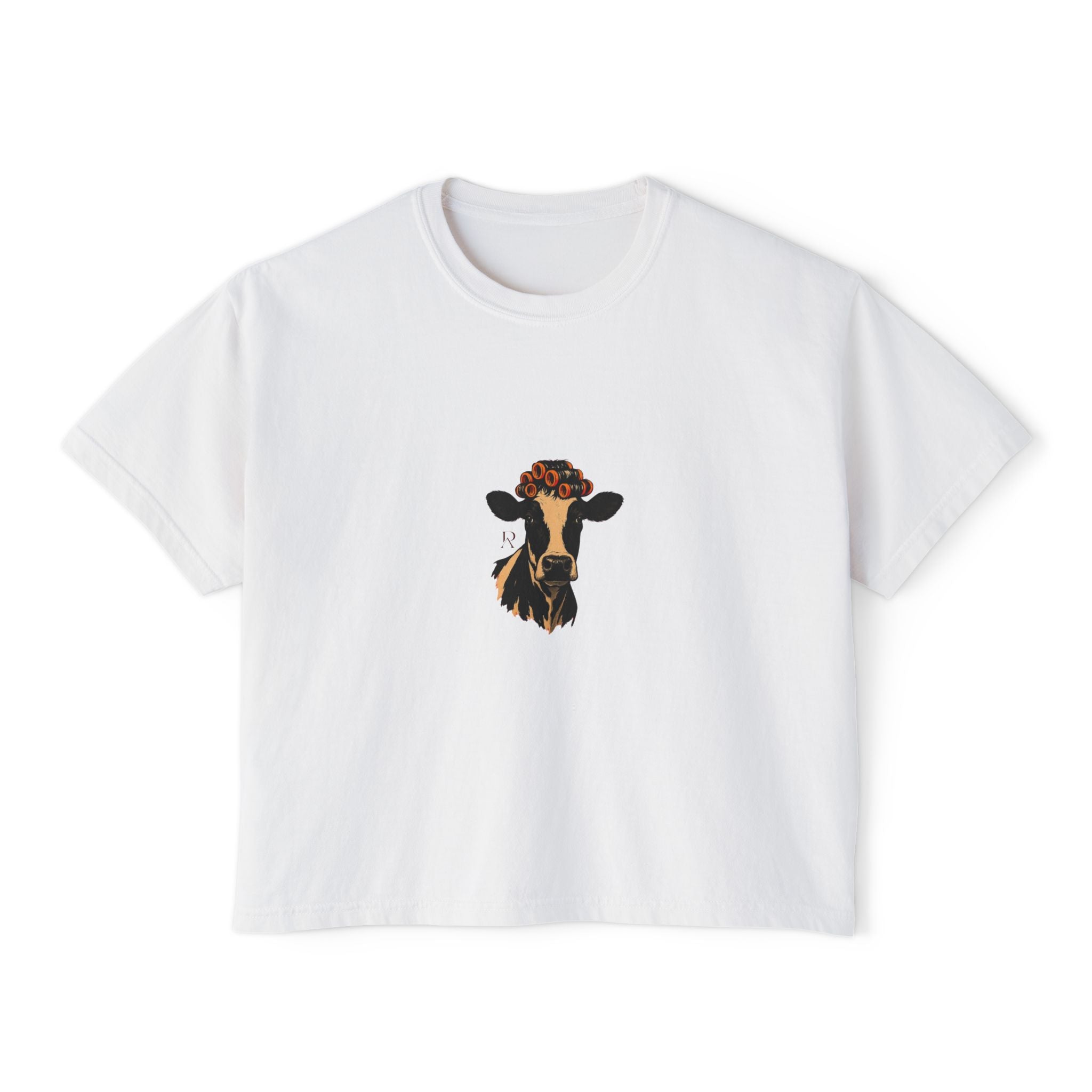 Cow Portrait Boxy Tee