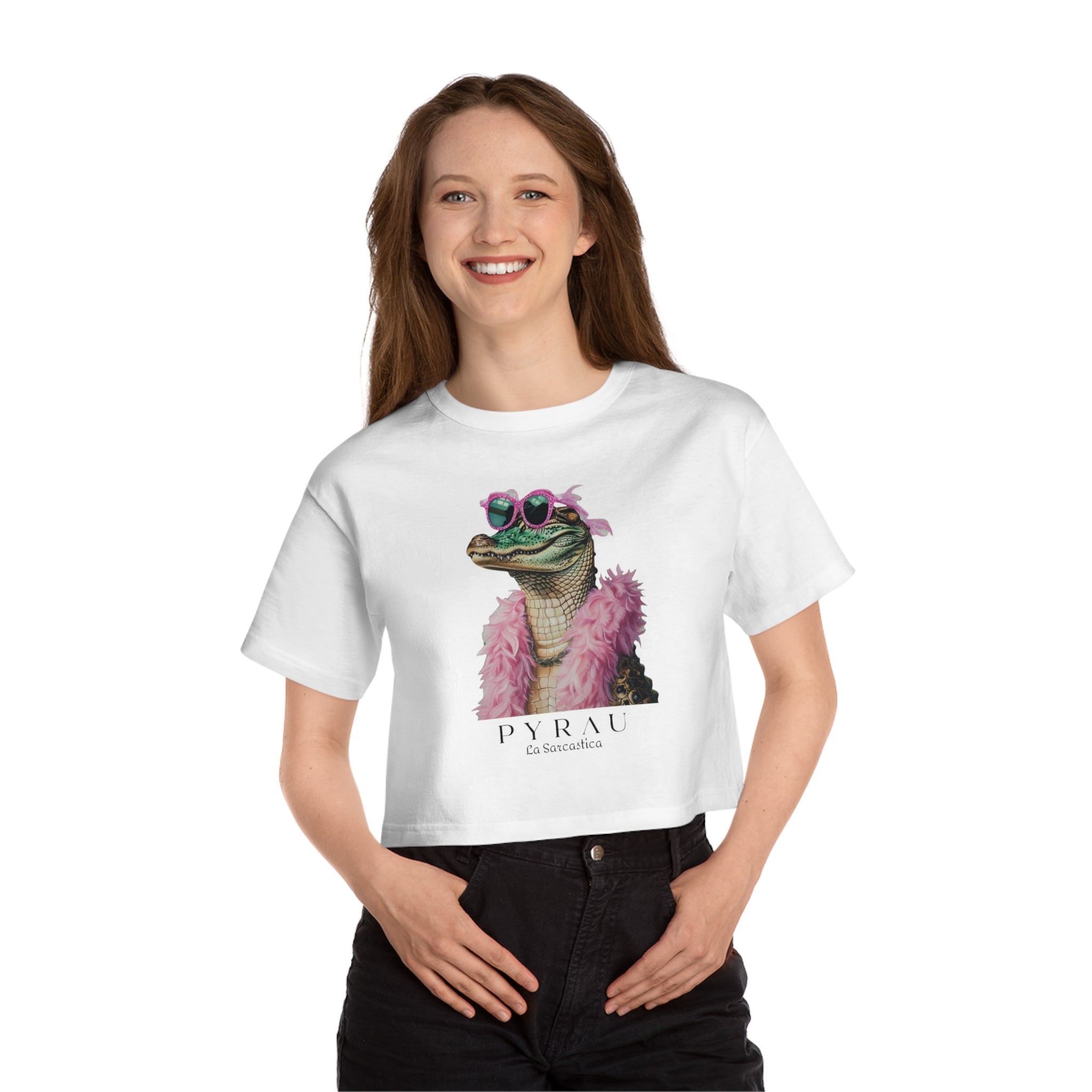 Champion & Pyrau Sunglasses Crocodile Cropped
