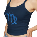 Virgo Zodiac Crop Tank Top