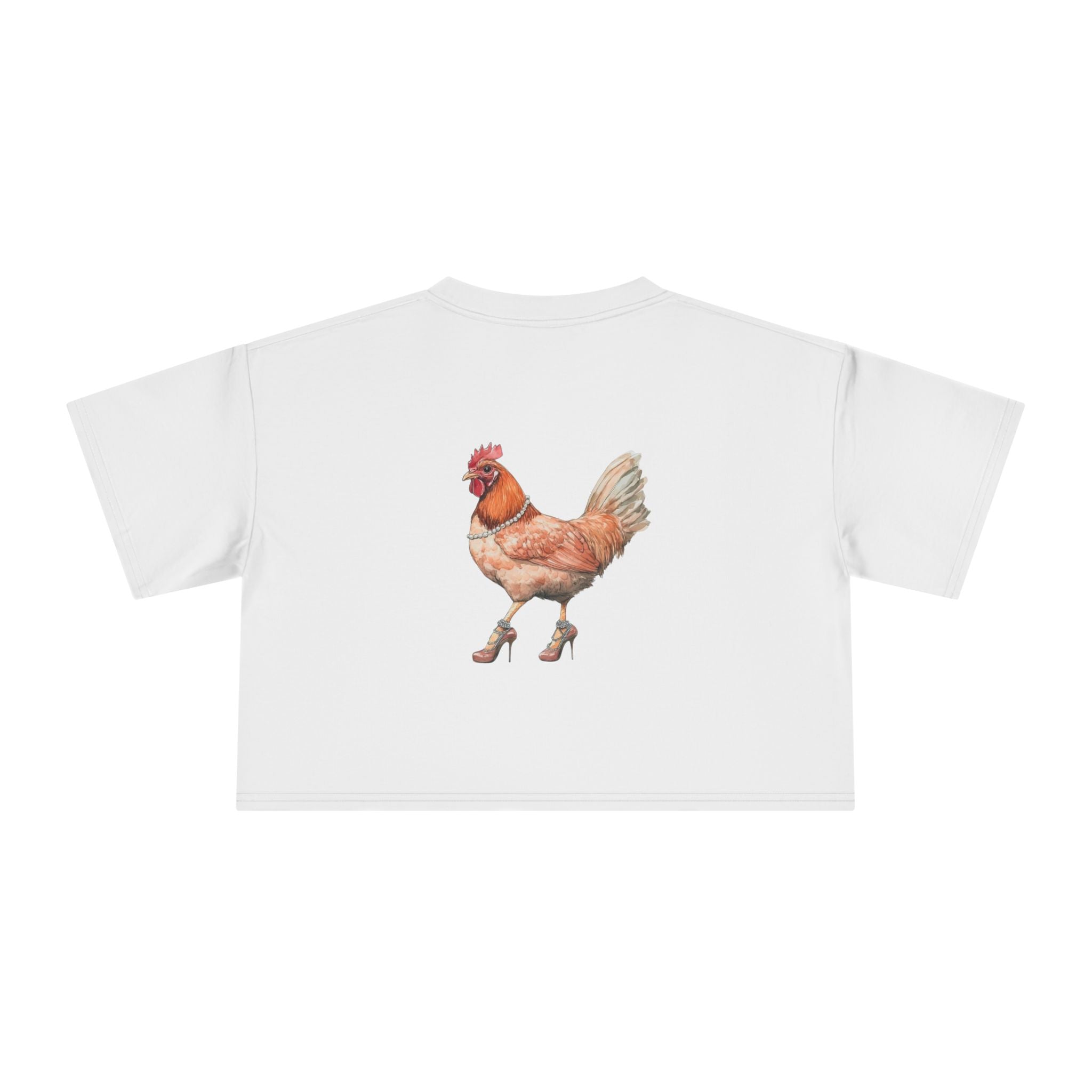 Chicken Crop Tee | Vintage Watercolor Hen Design