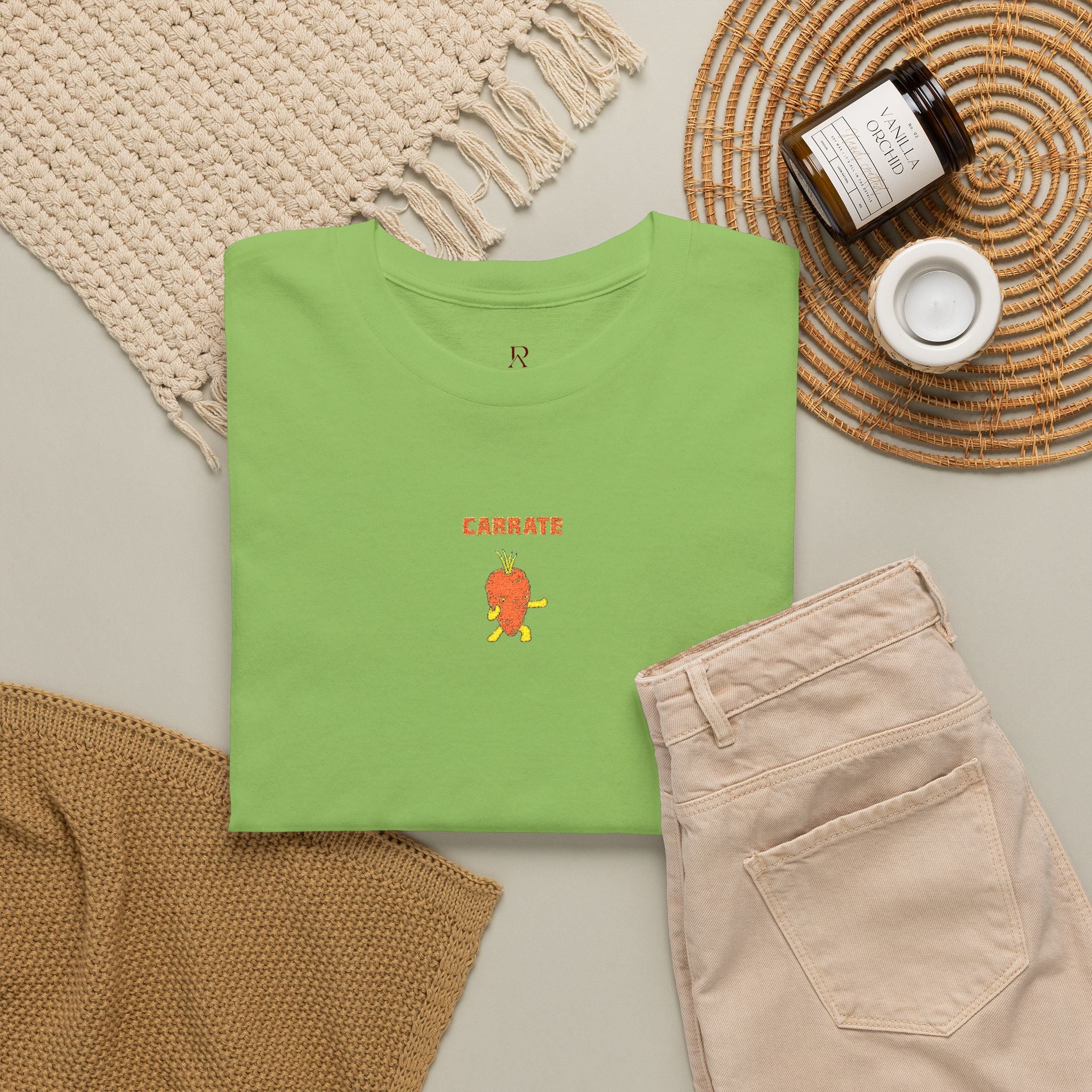 Embroidered Carrate Carrot Tee