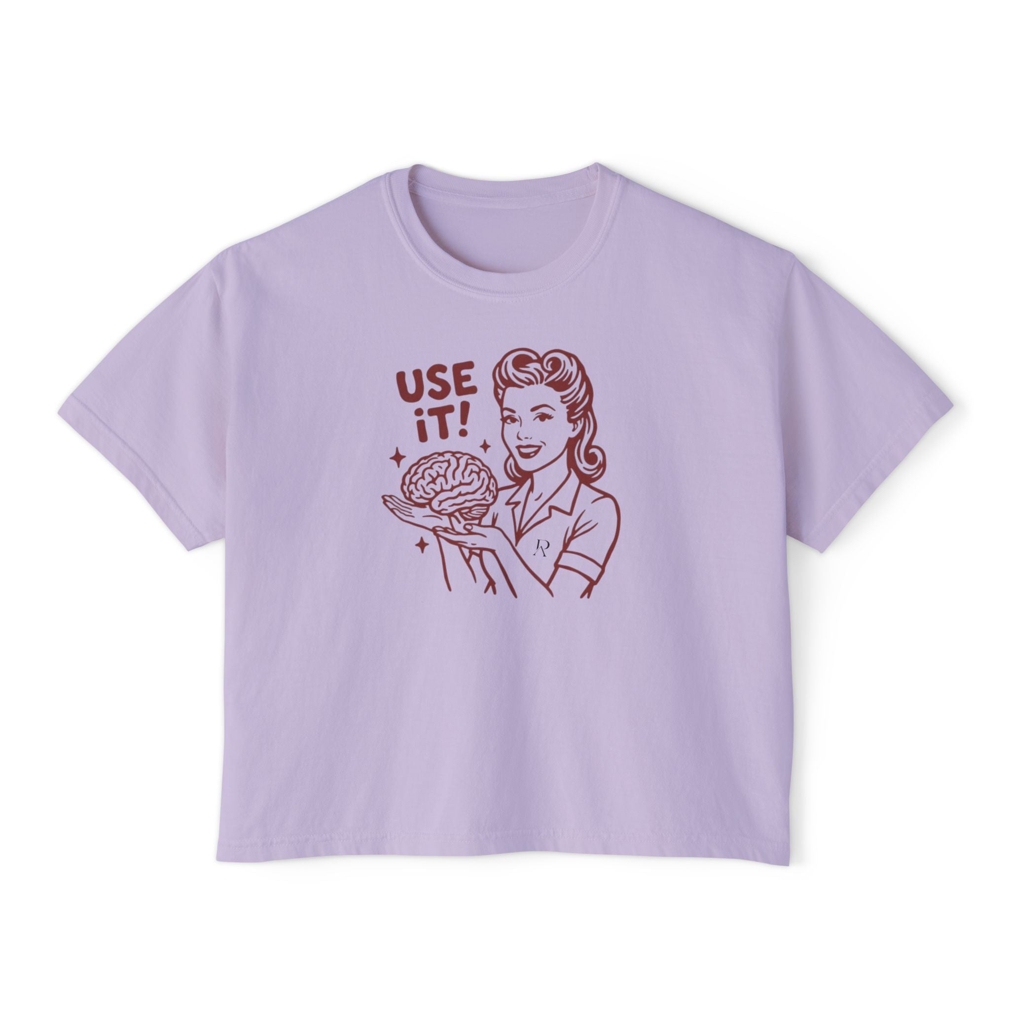Use It Brain Retro Crop Top