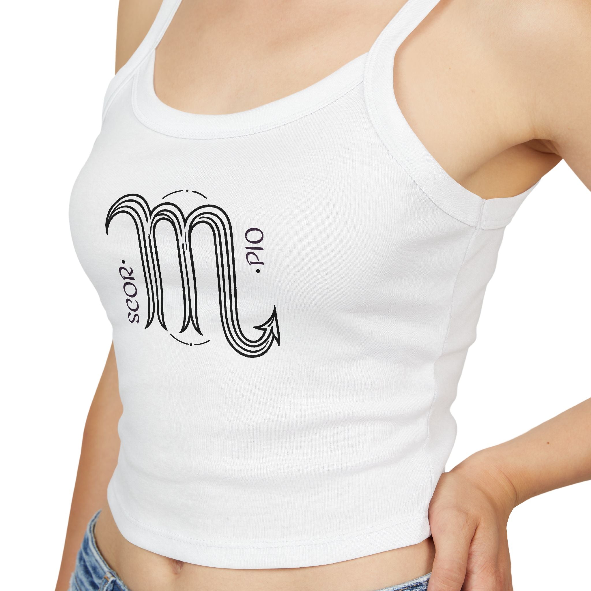 Scorpio Zodiac Crop Tank Top
