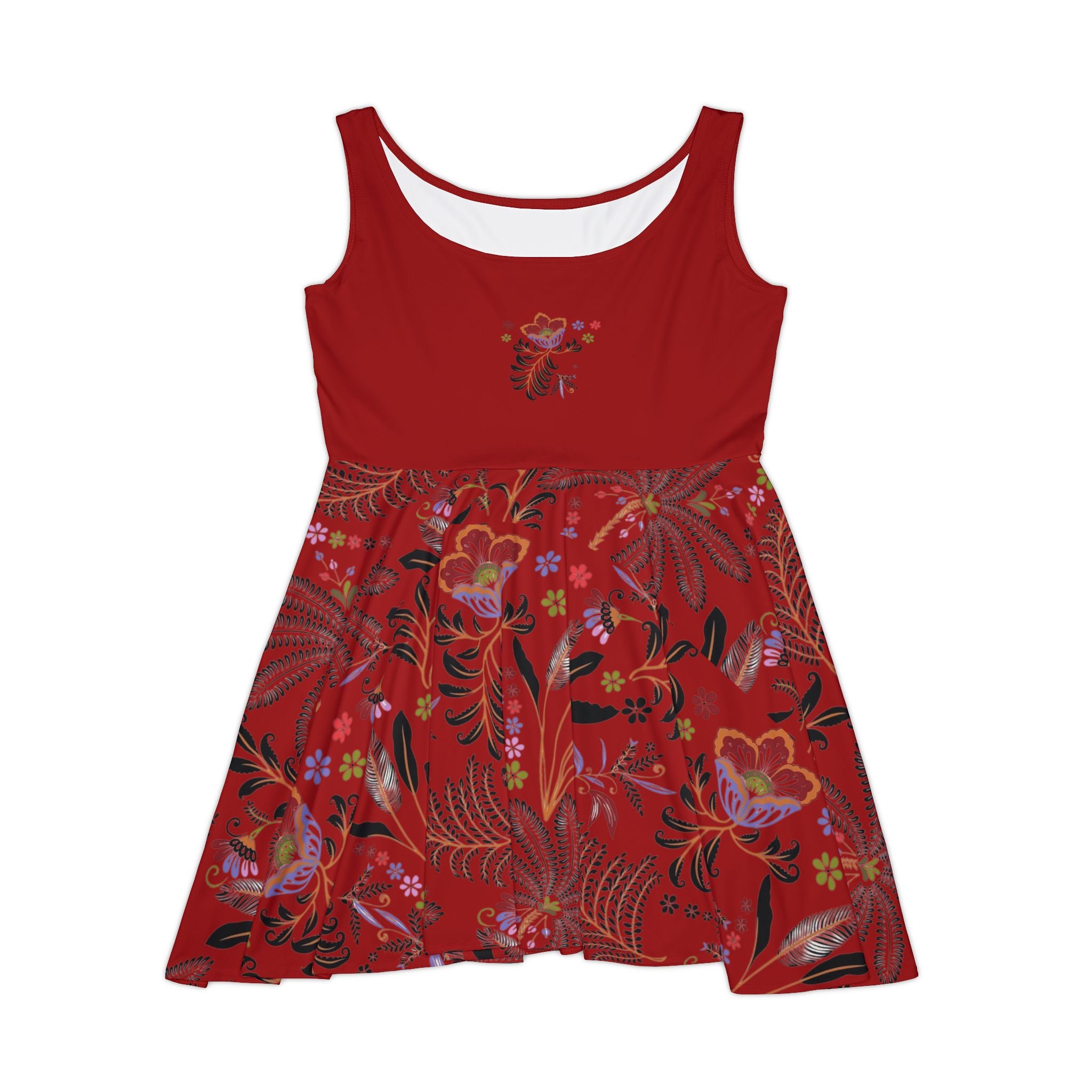 Red Floral Dress – Boho