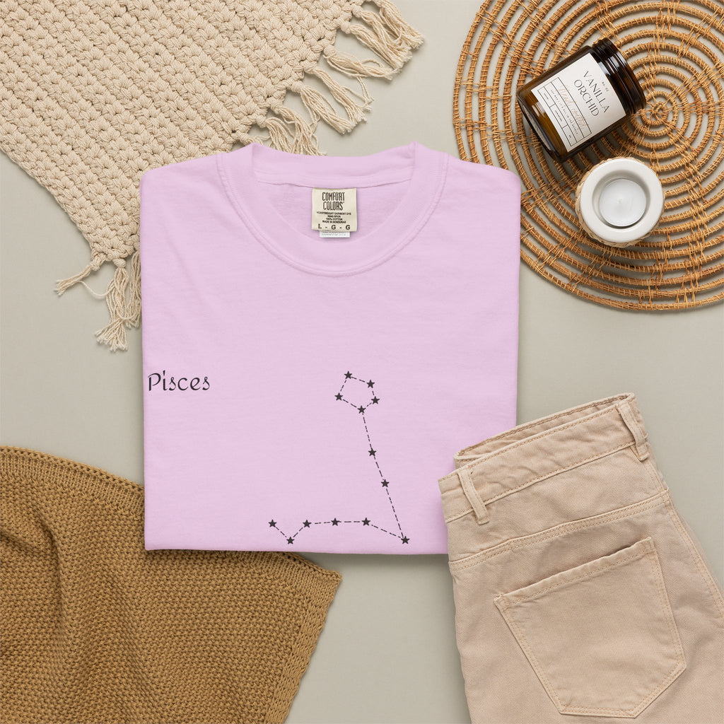 Pisces Star Map T-shirt | Pyrau Zodiac