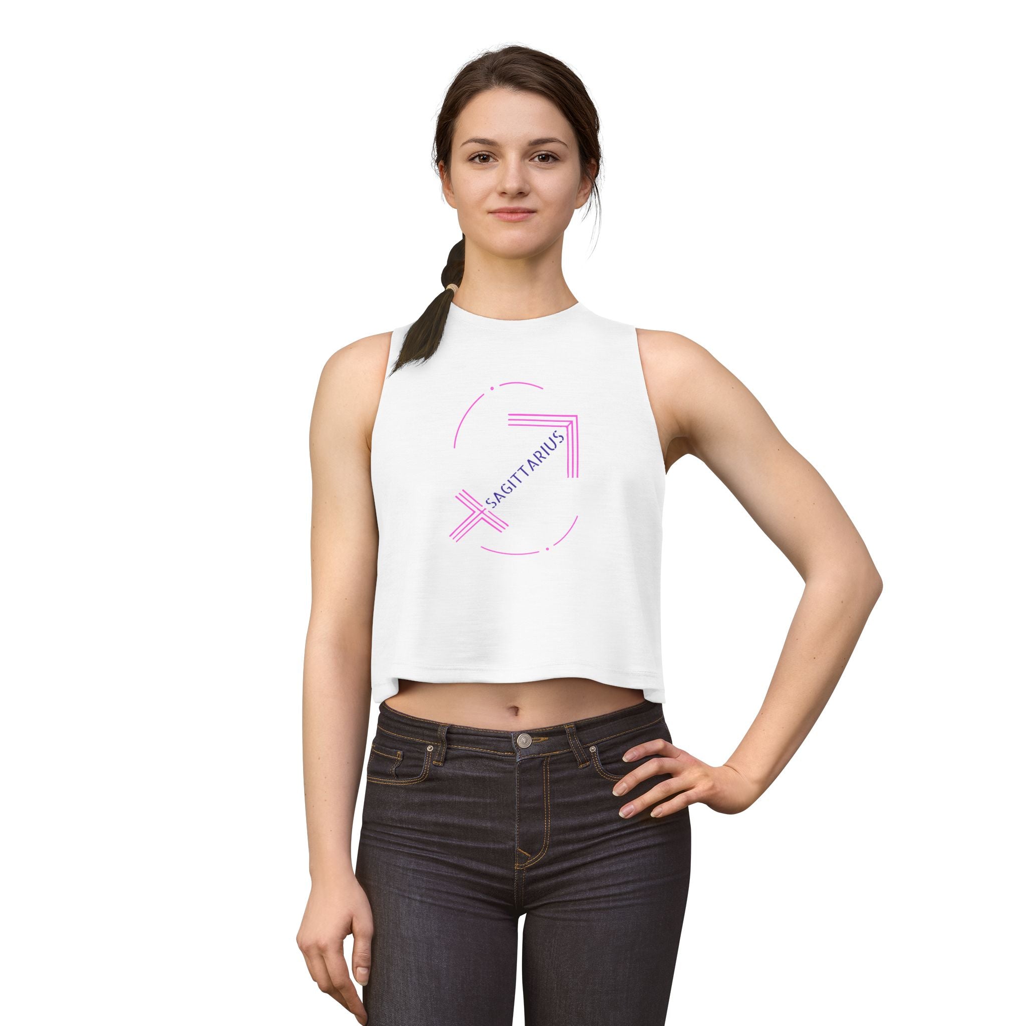 Sagittarius Crop Top Tank Zodiac