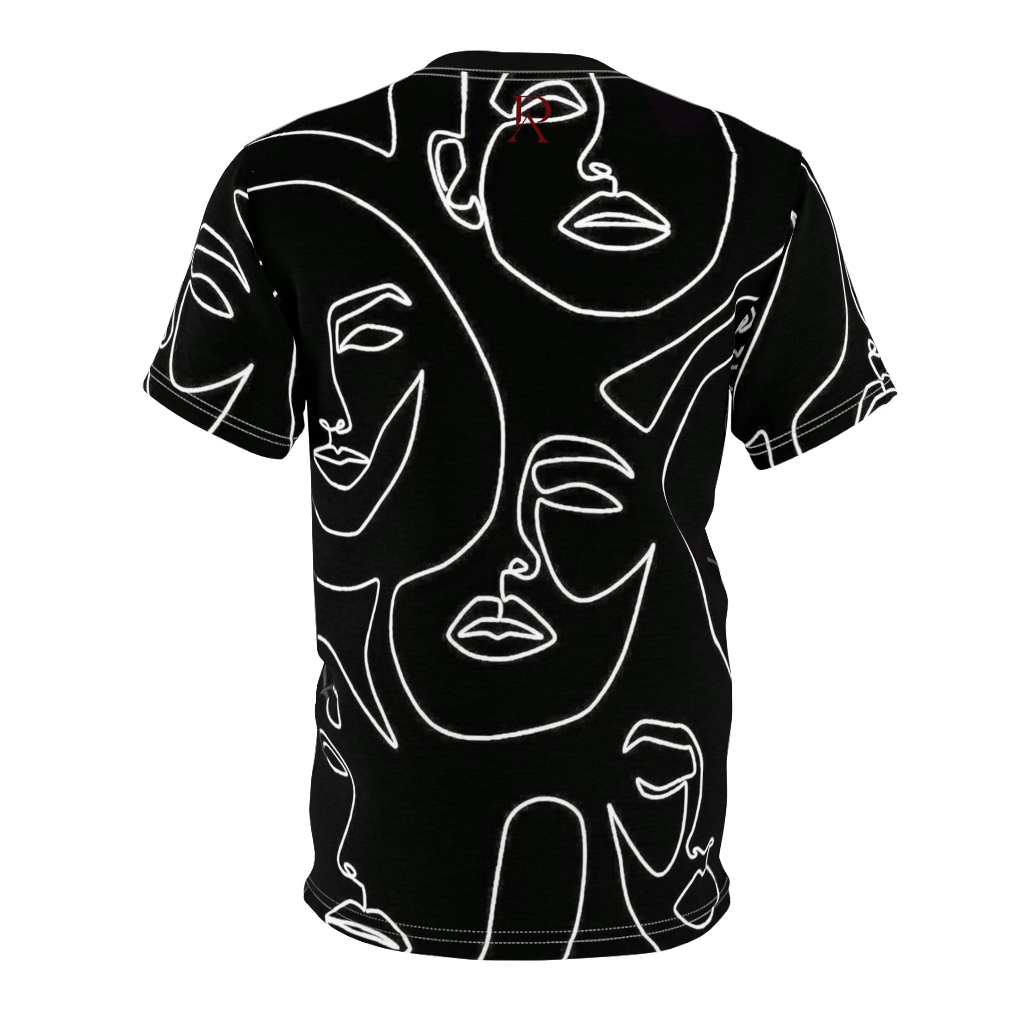 Line Art Faces Tee