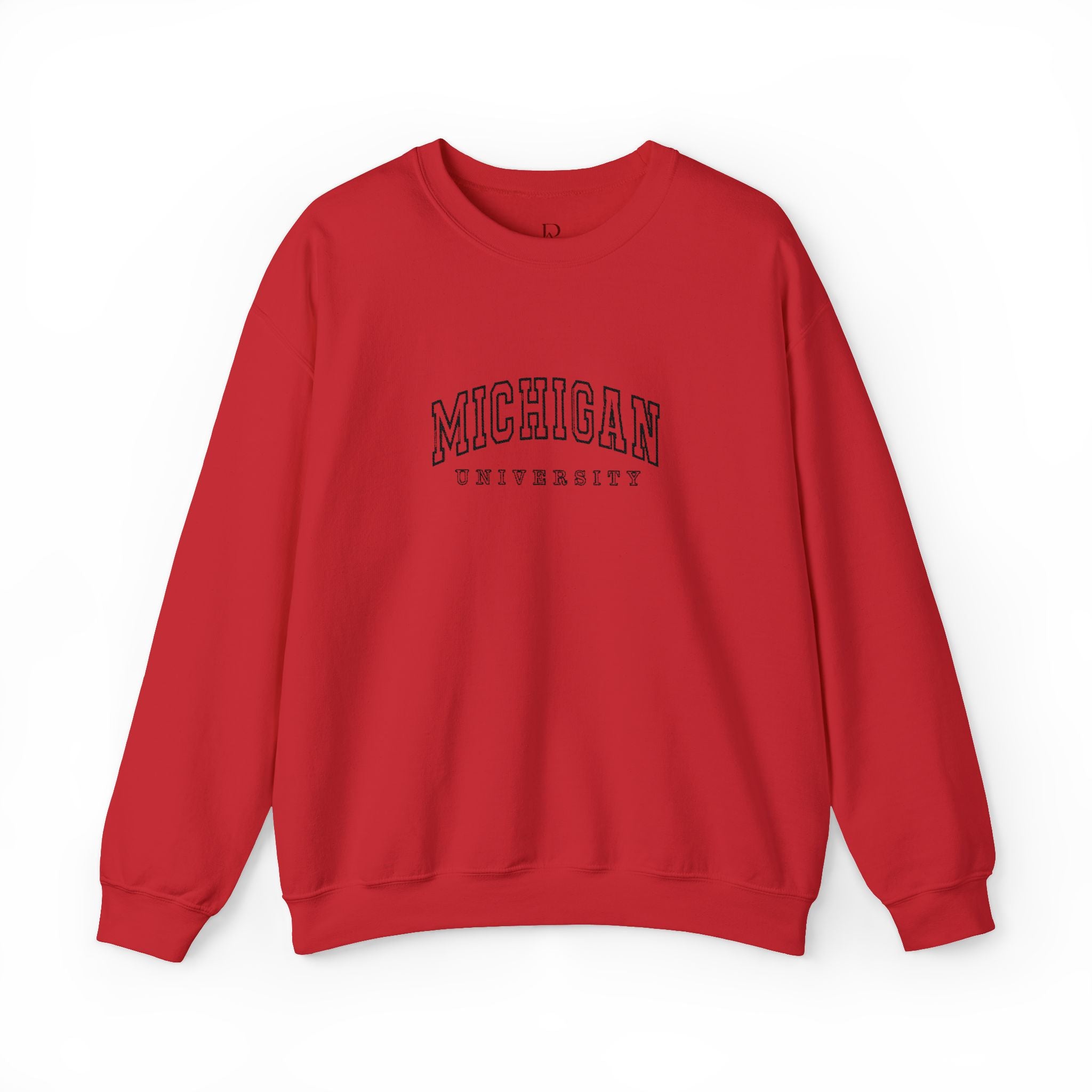 Embroidered Michigan University sweatshirt