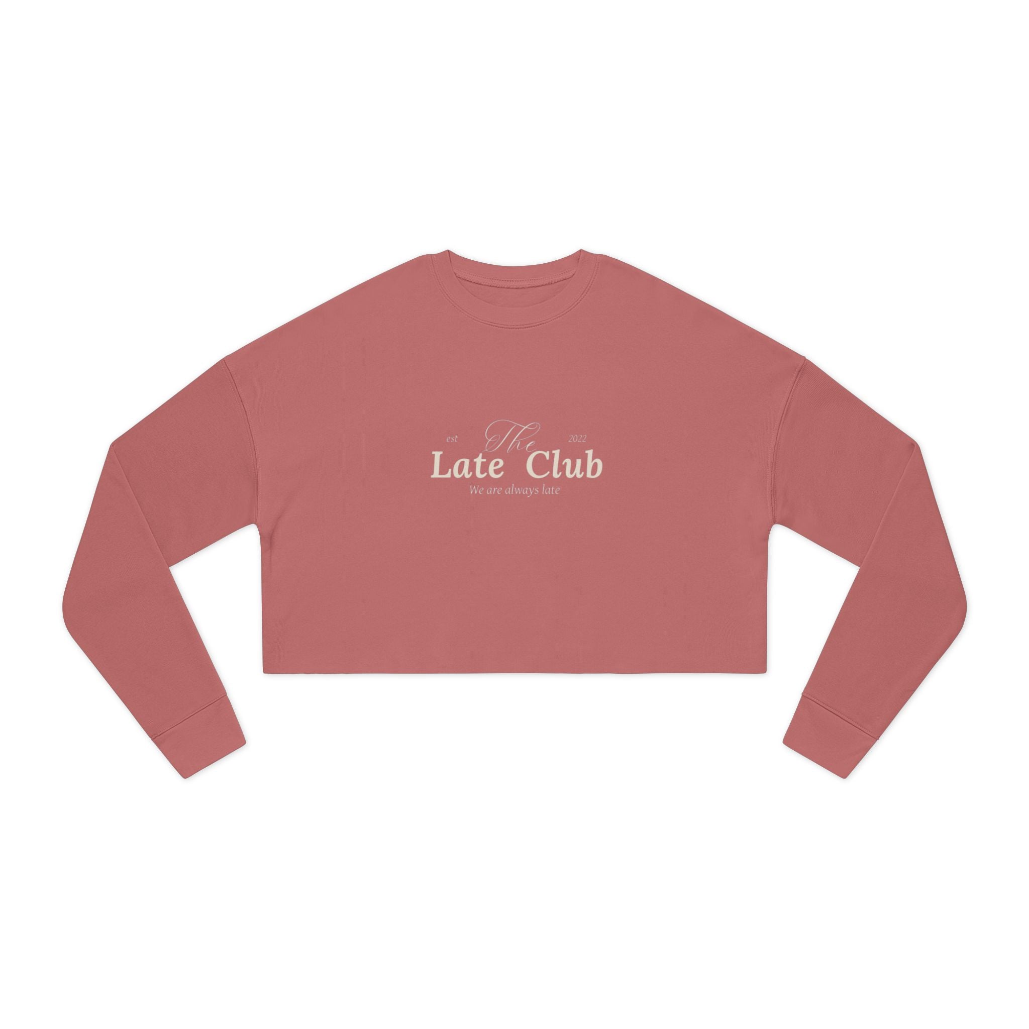 Late Club Cropped Sweatshirt