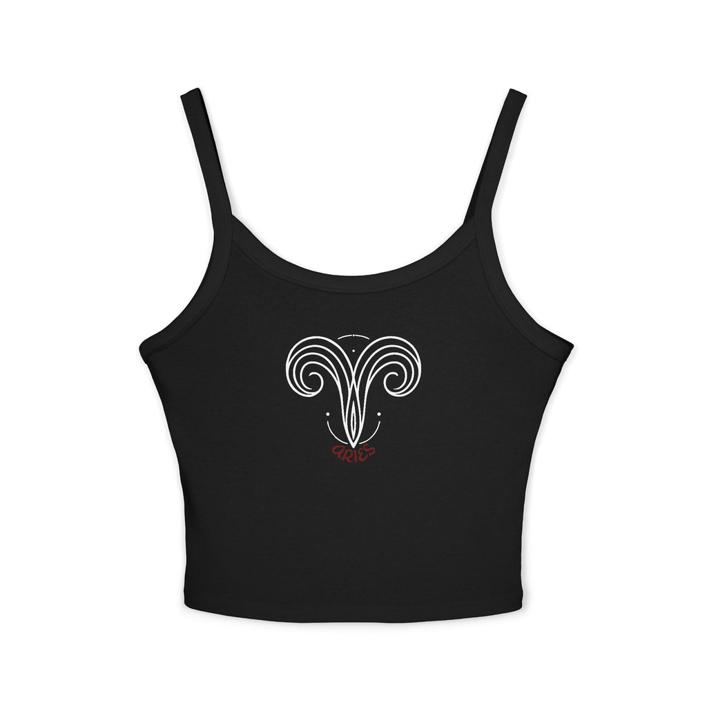 Aries Zodiac Crop Tank Top